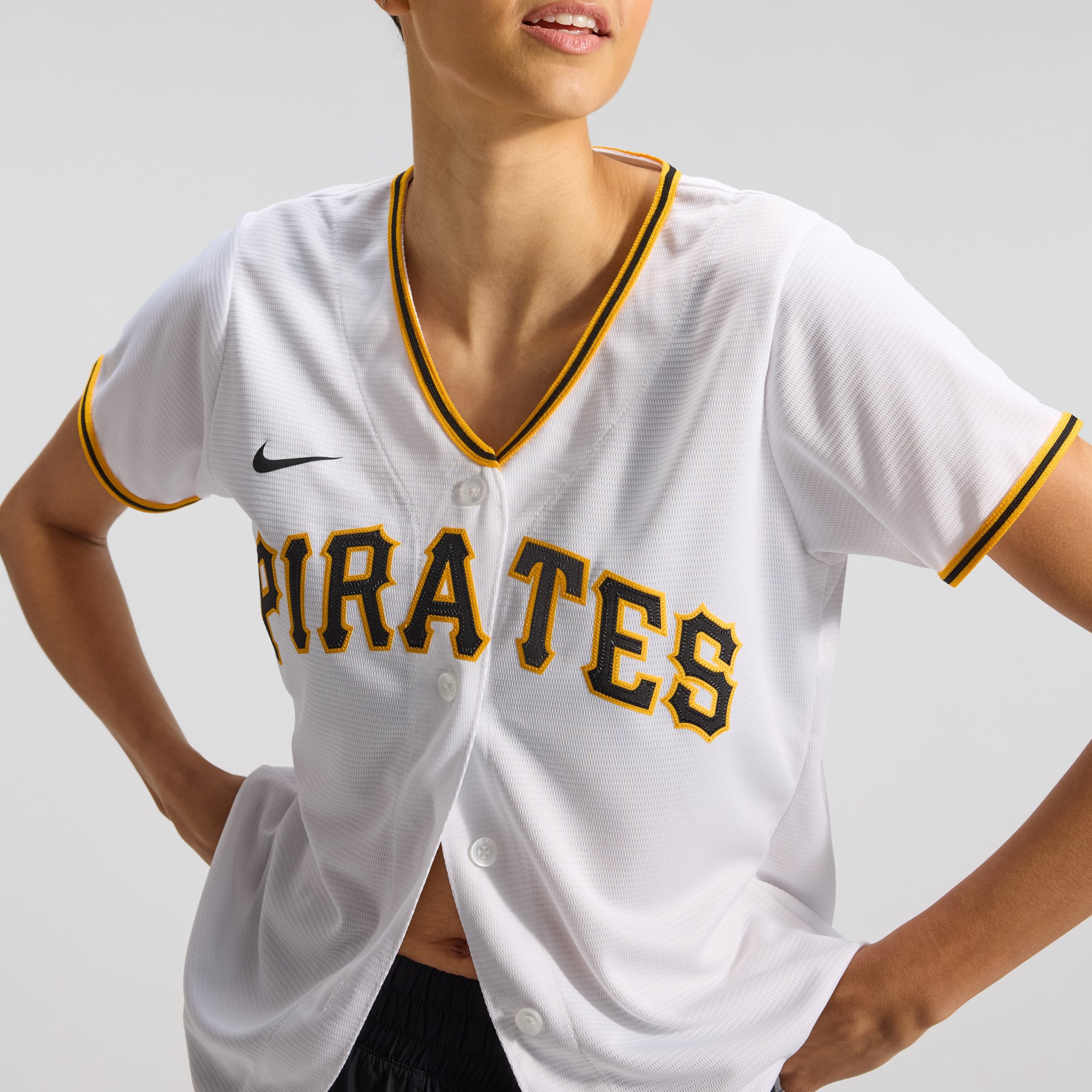 Paul Skenes Pittsburgh Pirates Women's Home Player Jersey - White - Image 11