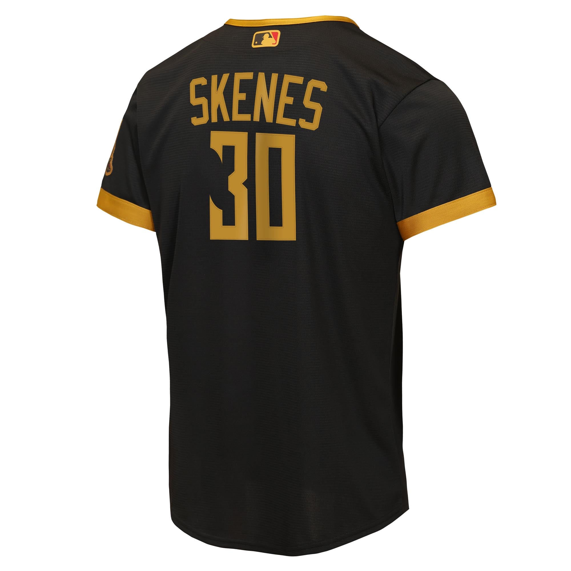 Paul Skenes Pittsburgh Pirates Youth 2026 City Connect Stadium Jersey - Black - Image 4