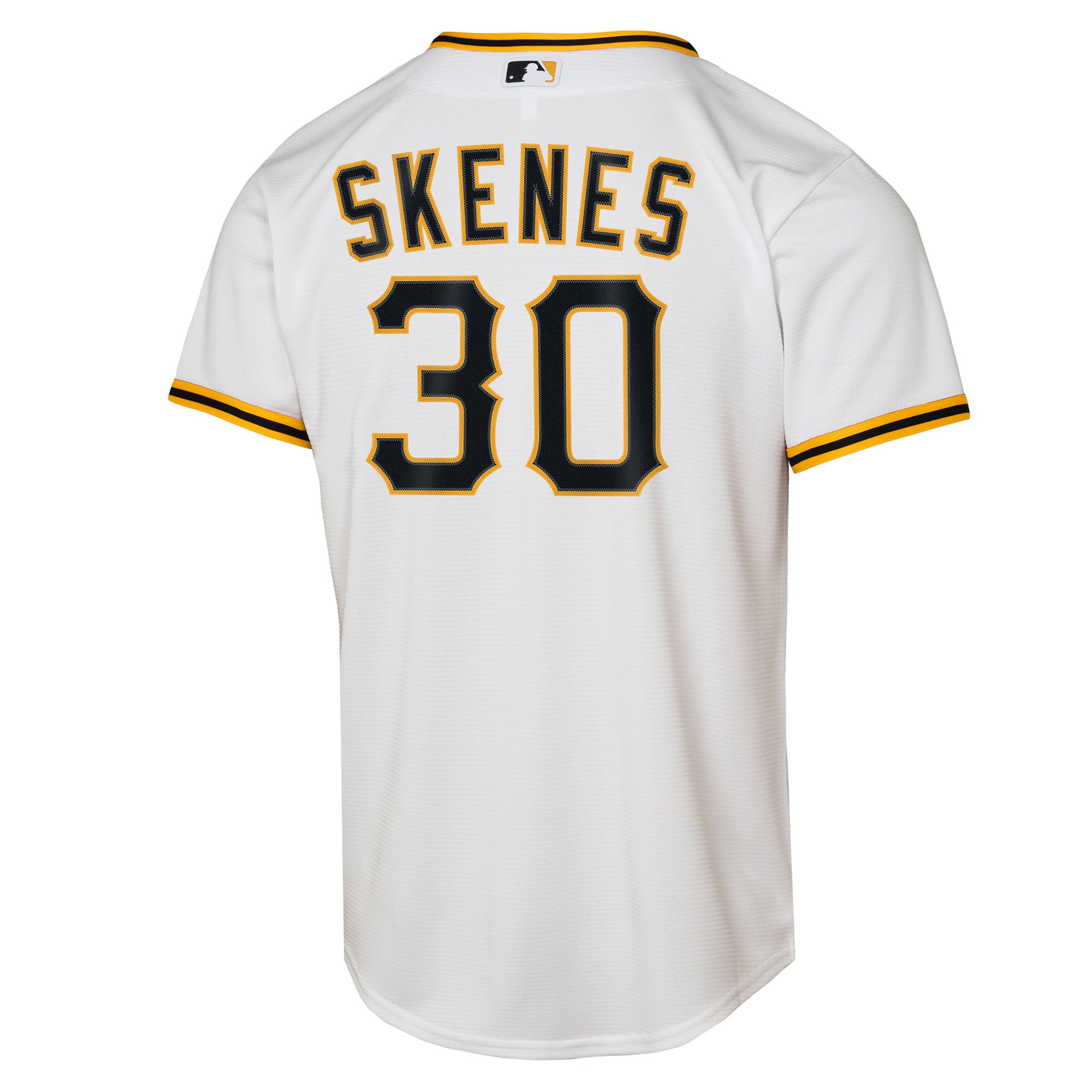 Paul Skenes Pittsburgh Pirates Youth Home Player Jersey - White - Image 4