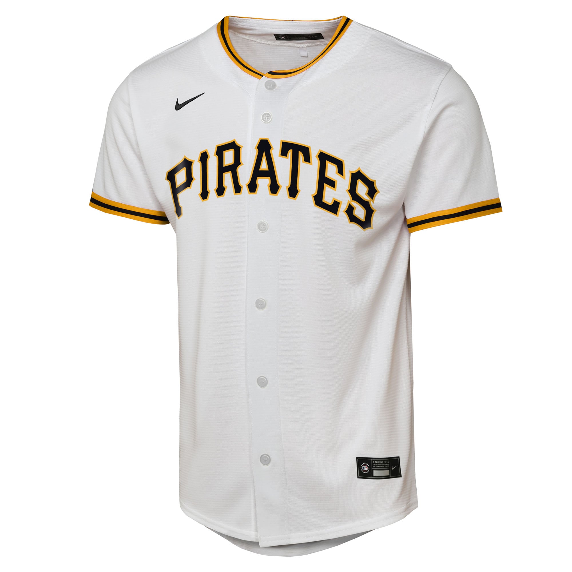 Paul Skenes Pittsburgh Pirates Youth Home Player Jersey - White - Image 3