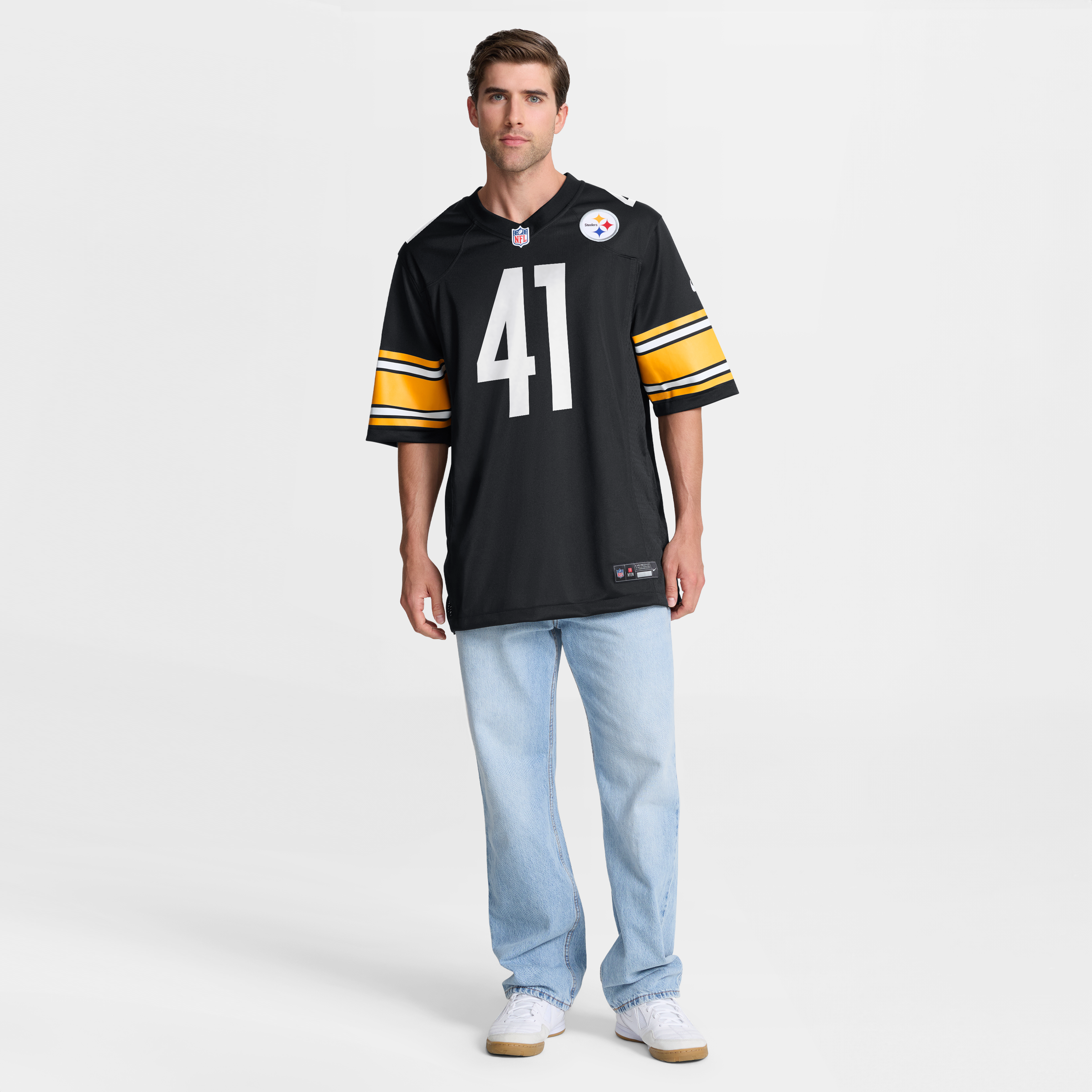 Payton Wilson Pittsburgh Steelers Game Jersey - Black - Image 8