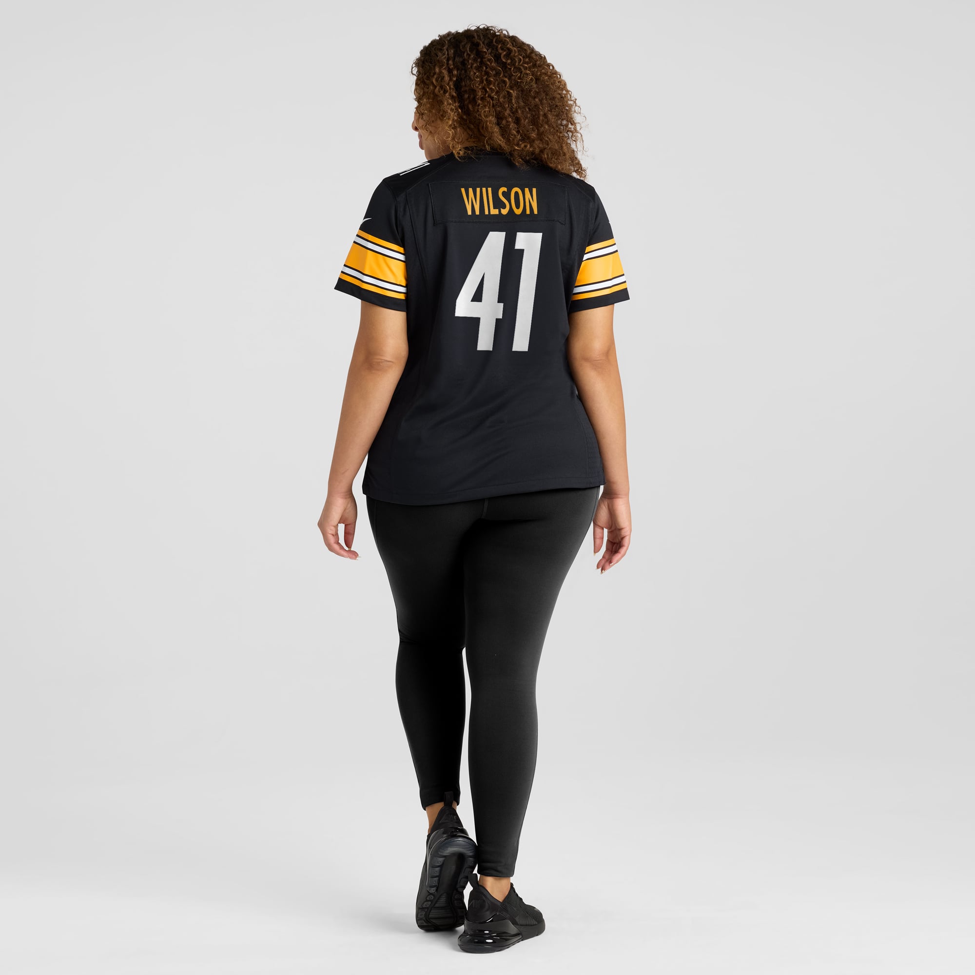 Payton Wilson Pittsburgh Steelers Women's Team Game Jersey - Black - Image 8
