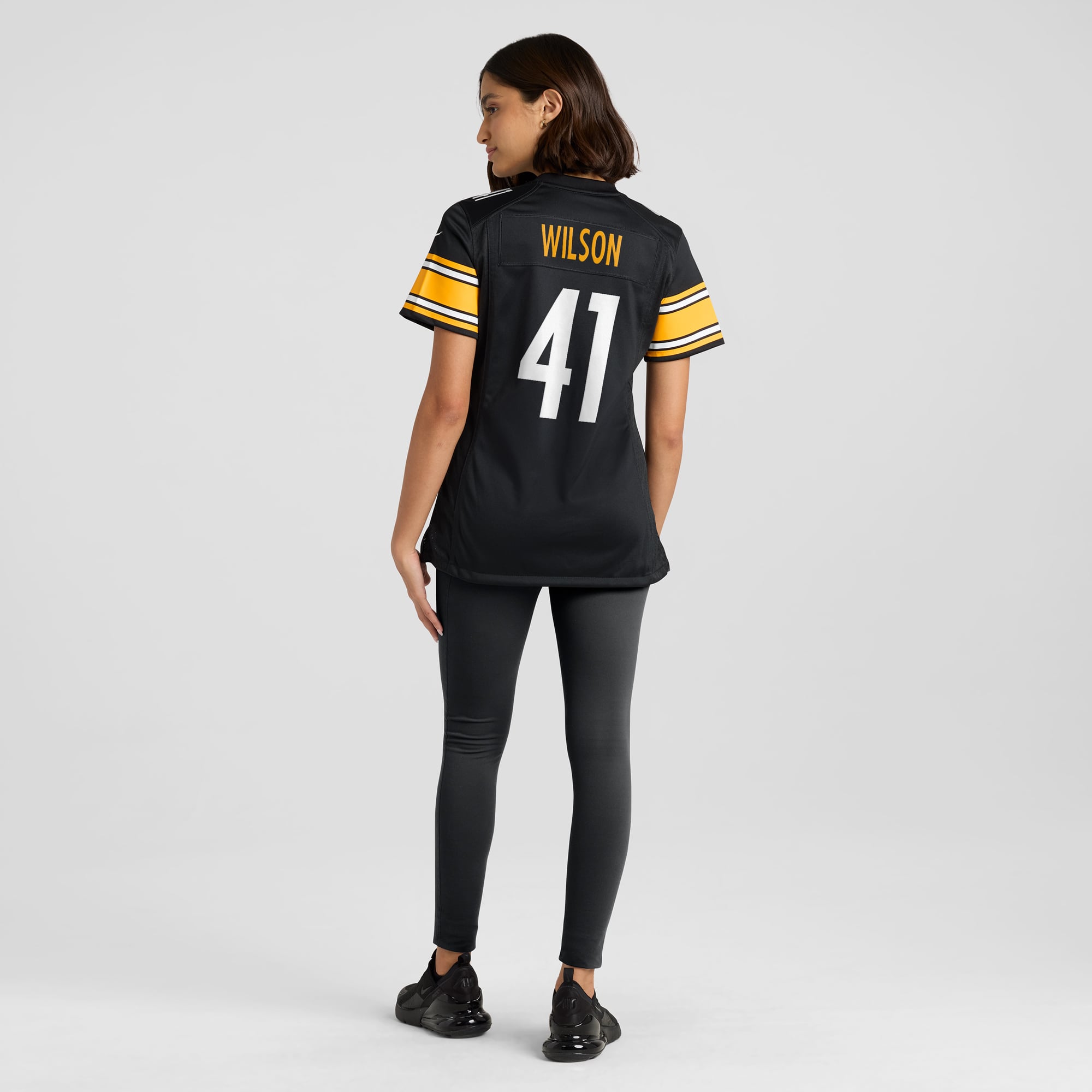Payton Wilson Pittsburgh Steelers Women's Team Game Jersey - Black - Image 6