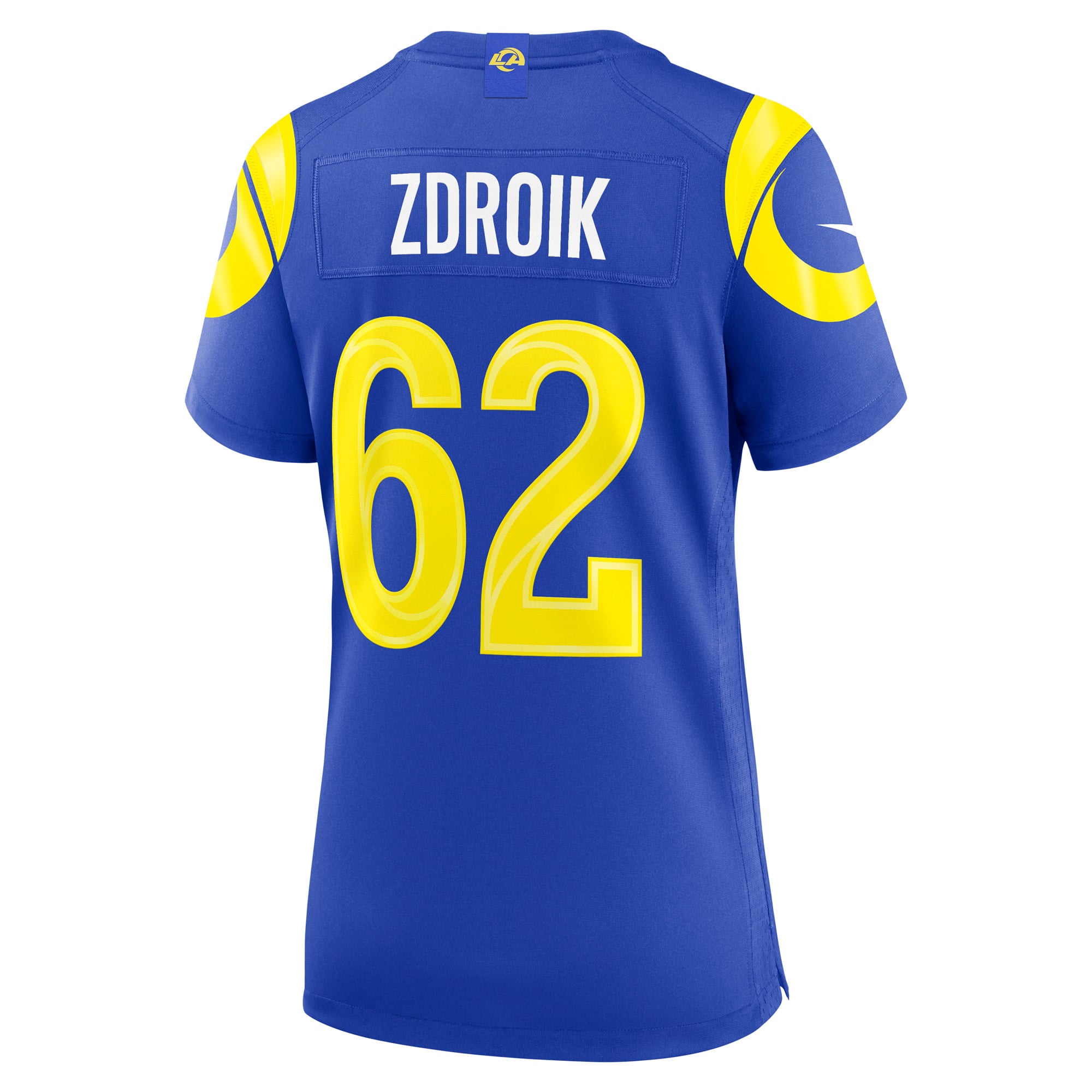 Payton Zdroik Los Angeles Rams Women's Team Game Jersey - Royal - Image 4