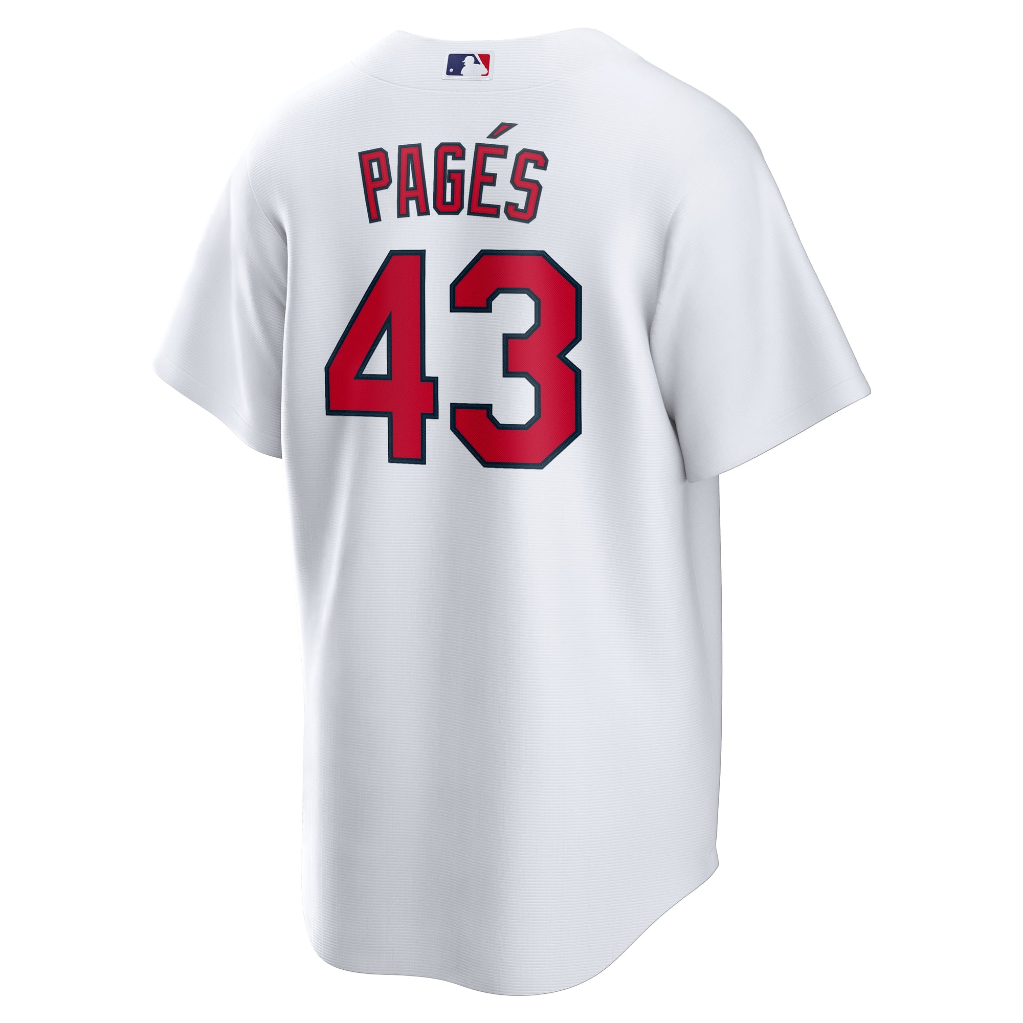 Pedro Pagés St. Louis Cardinals Home Jersey - White - Image 4