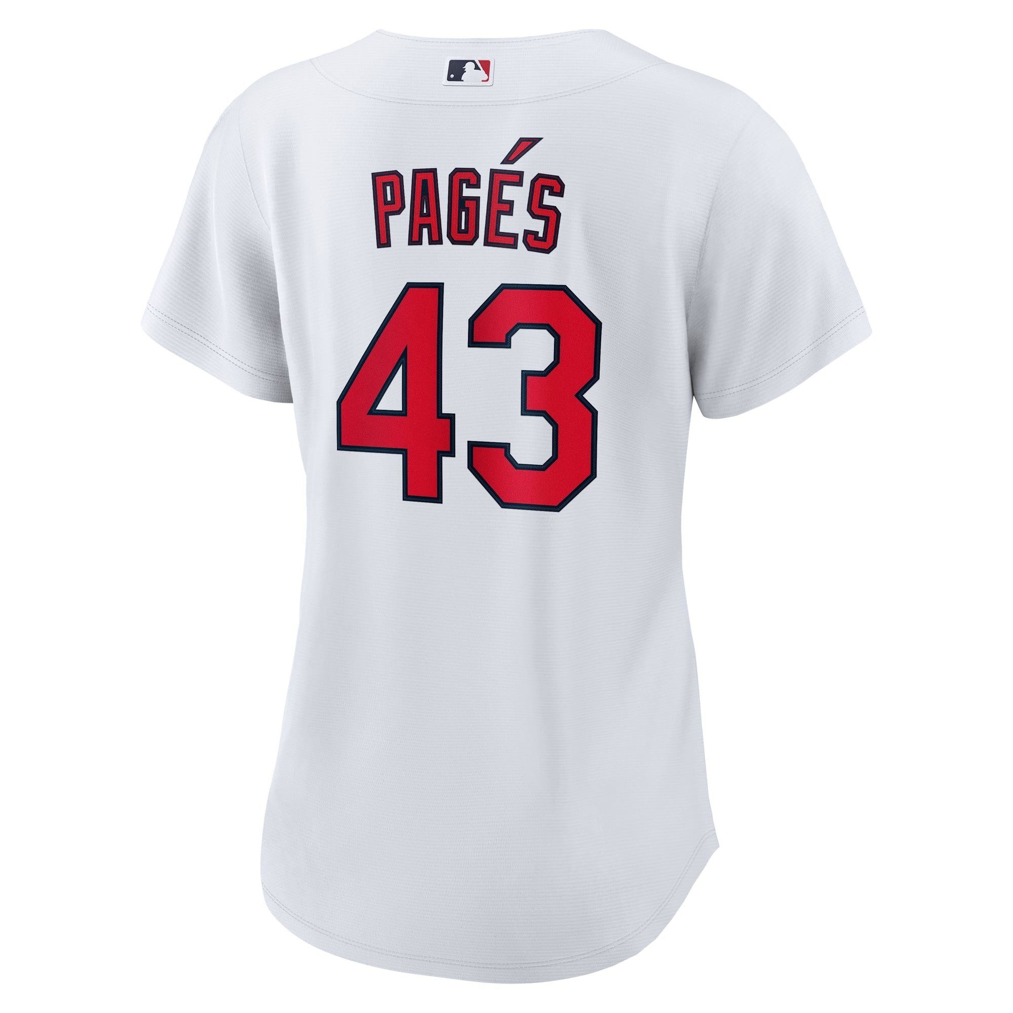 Pedro Pagés St. Louis Cardinals Women's Home Jersey - White - Image 4