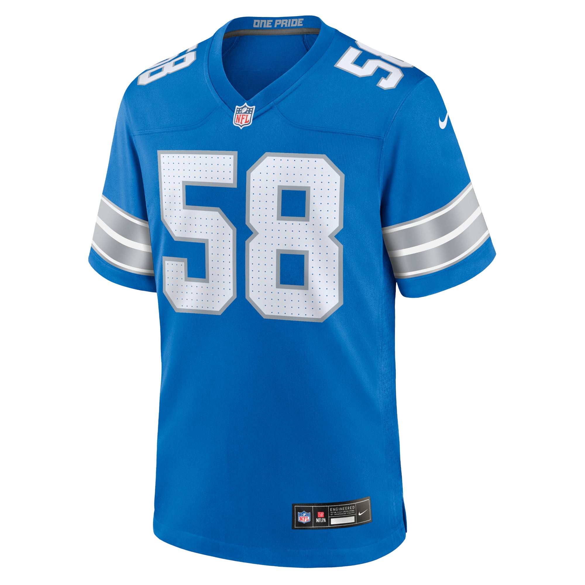 Penei Sewell Detroit Lions 2nd Alternate Game Jersey - Blue - Image 3