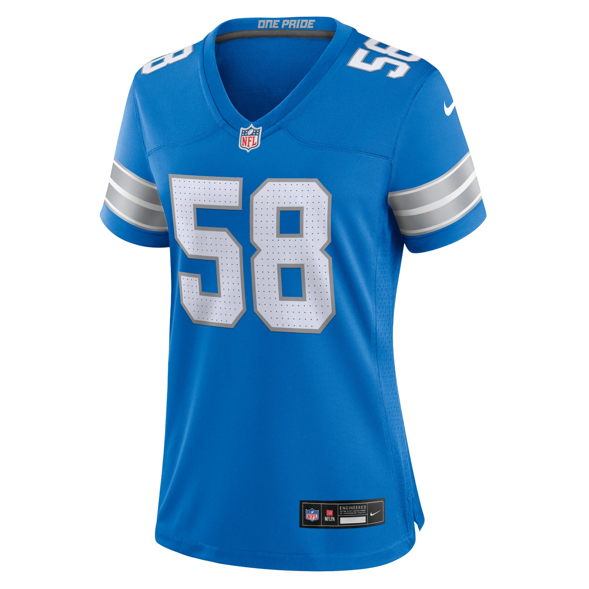 Penei Sewell Detroit Lions Women's 2nd Alternate Game Jersey - Blue - Image 3