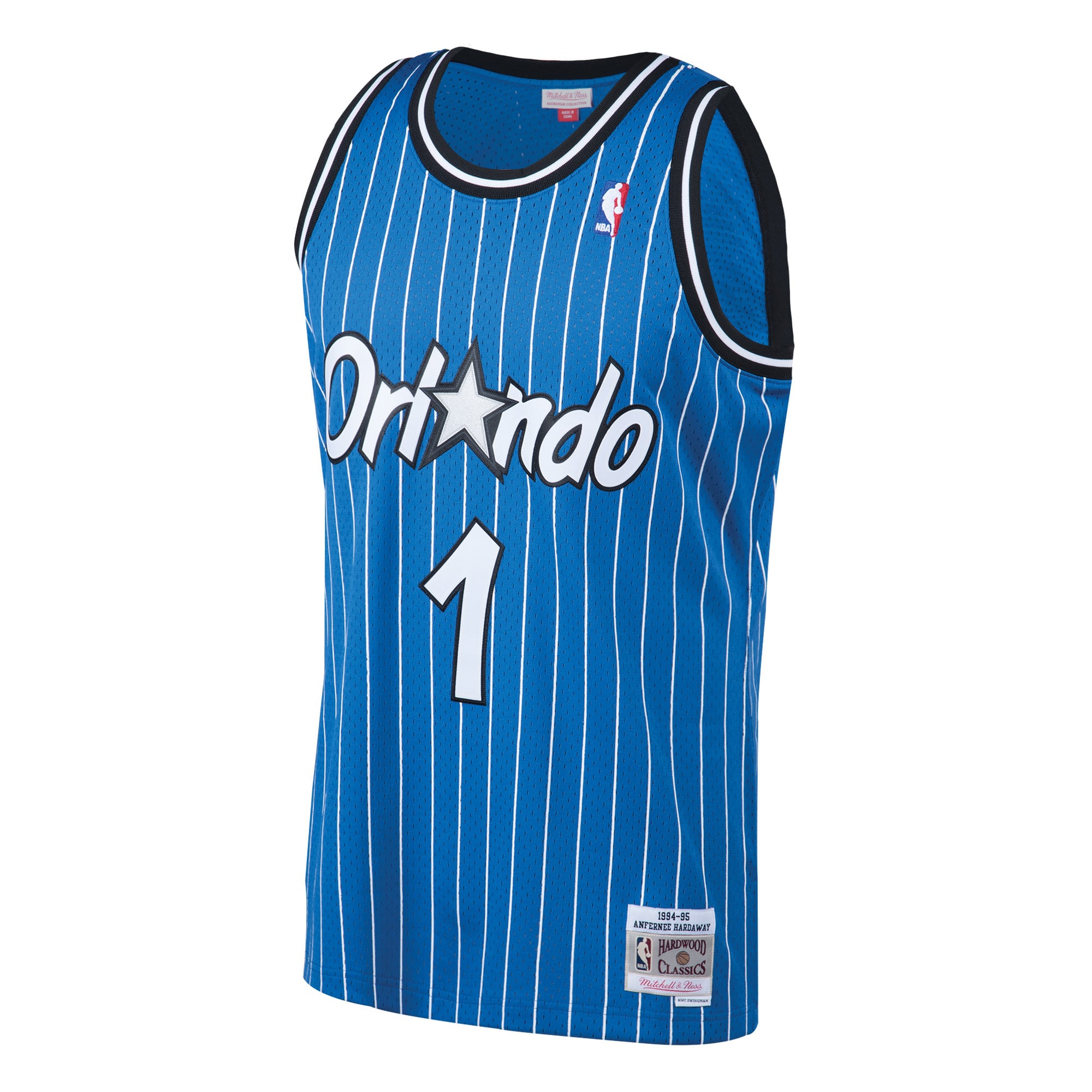 Penny Hardaway Orlando Magic 1994/95 Hardwood Classics Swingman Jersey - Blue - Image 3
