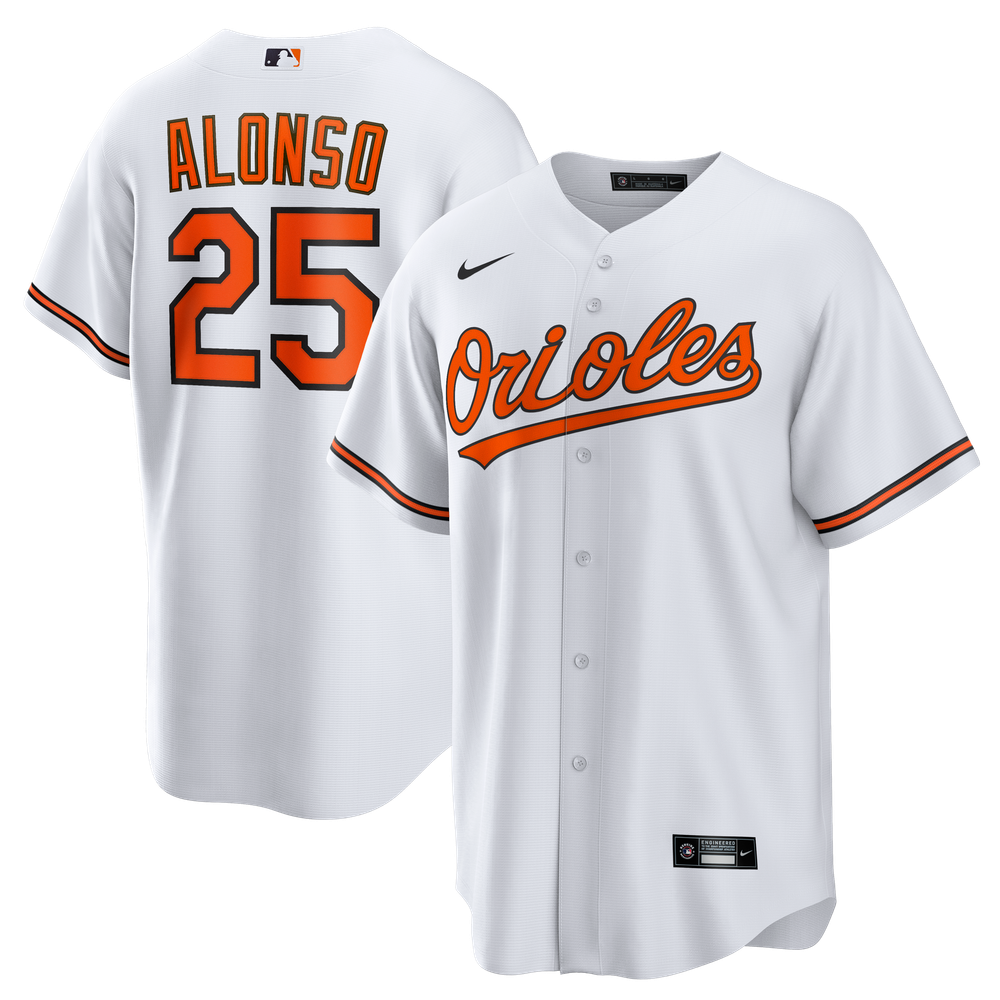 Pete Alonso Baltimore Orioles Home Jersey - White - Image 2