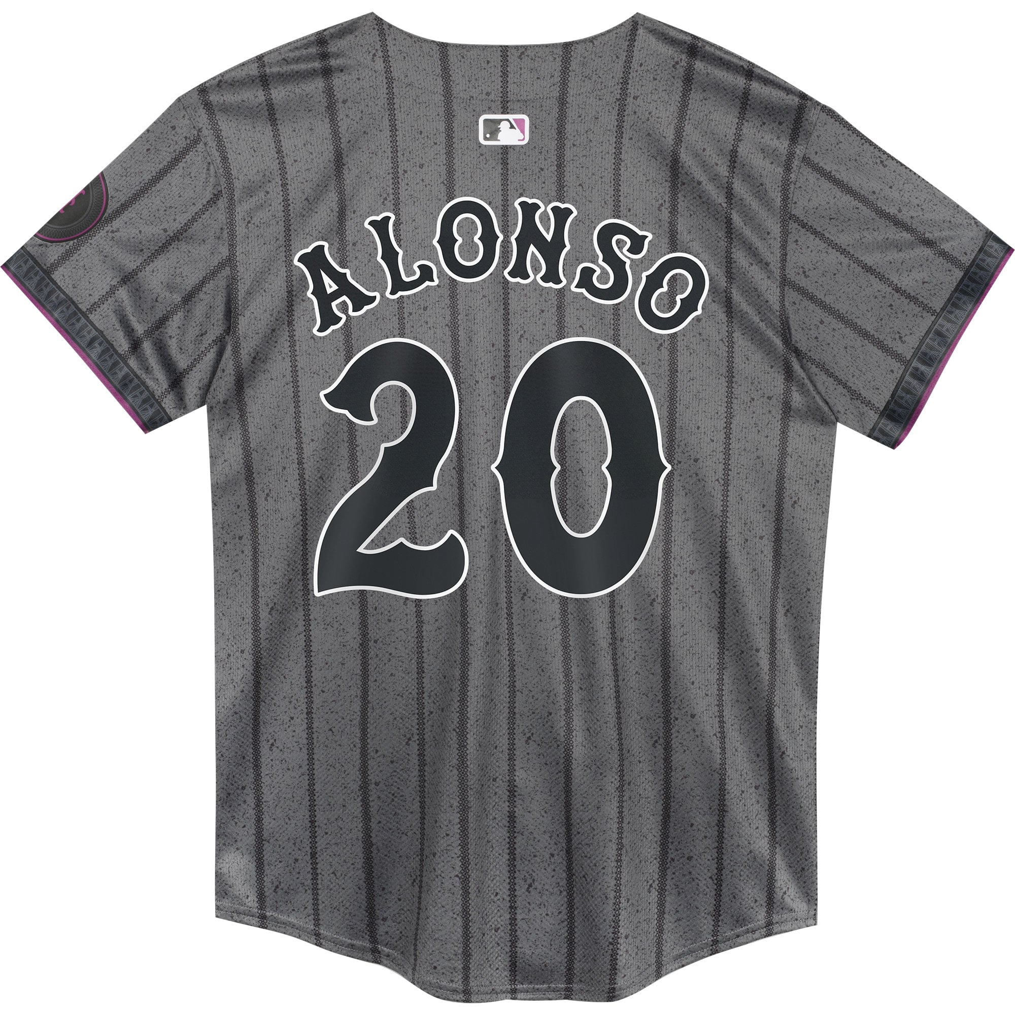 Pete Alonso New York Mets Preschool 2024 City Connect Limited Player Jersey - Graphite - Image 4
