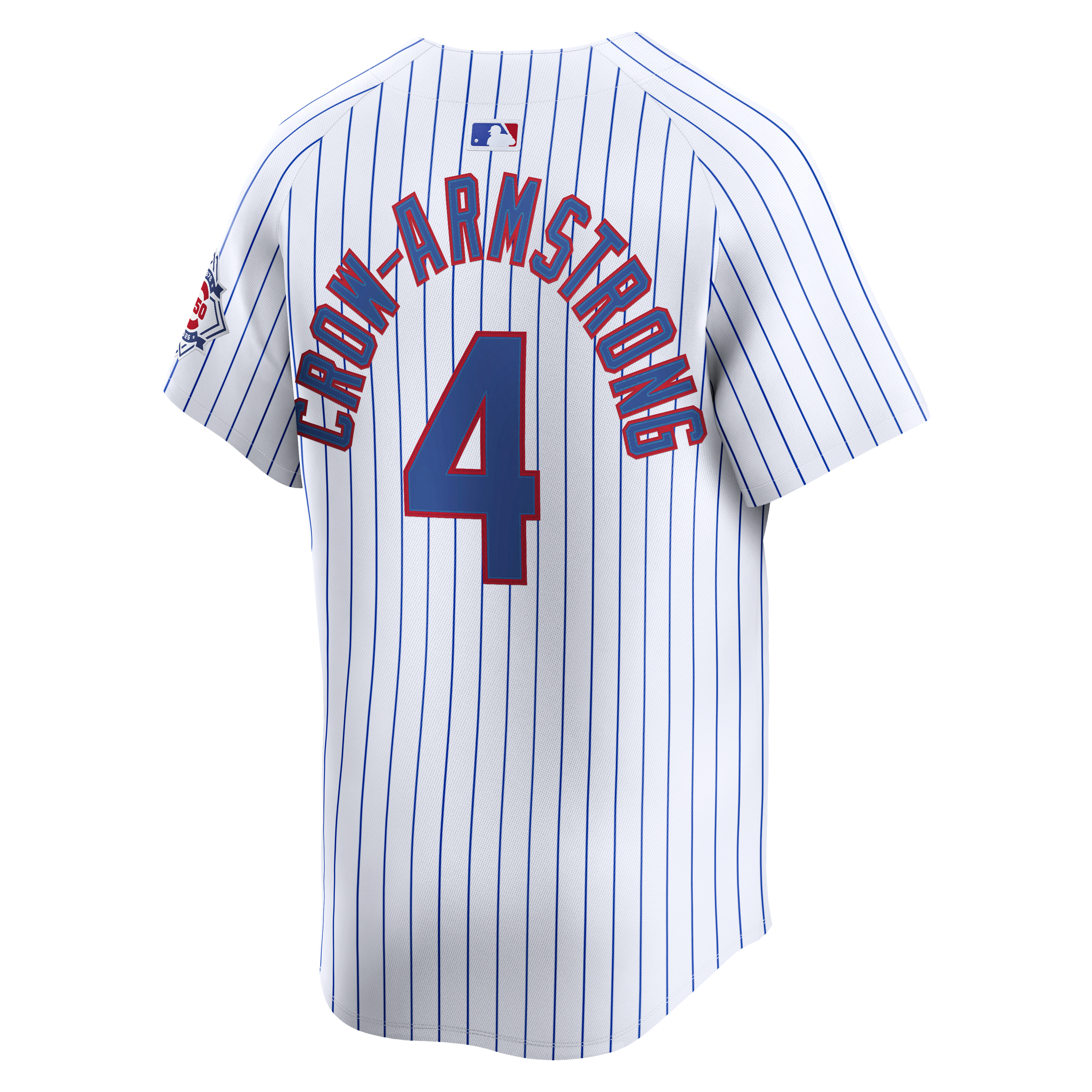 Pete Crow-Armstrong Chicago Cubs 150th Anniversary Limited Jersey - White - Image 4
