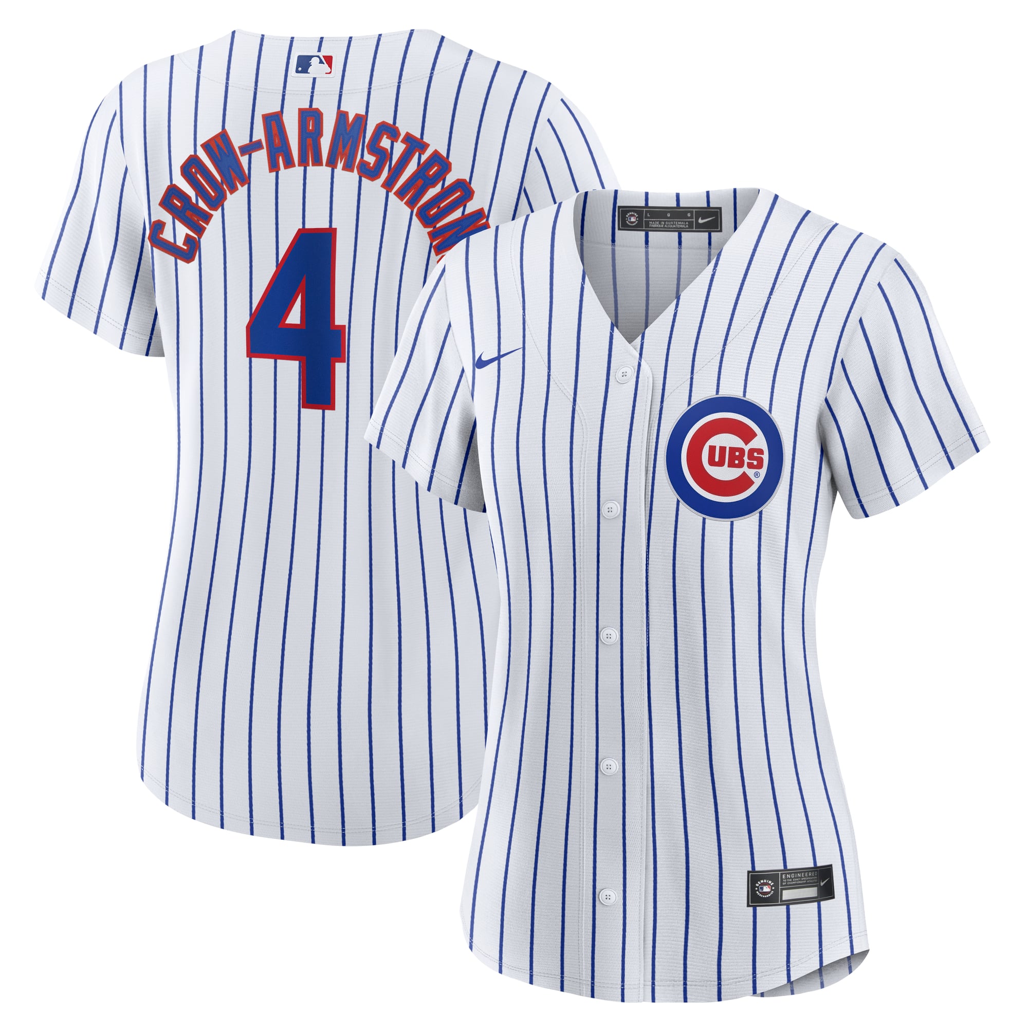 Pete Crow-Armstrong Chicago Cubs Women's Home Jersey - White - Image 2