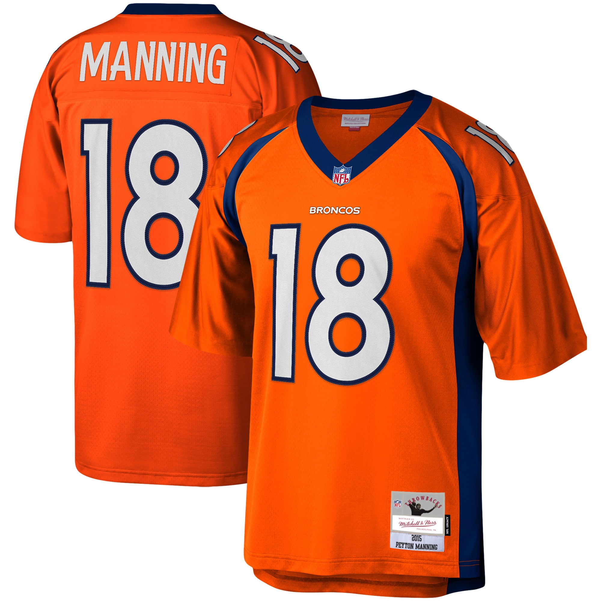 Peyton Manning Denver Broncos Legacy Jersey - Orange - Image 2
