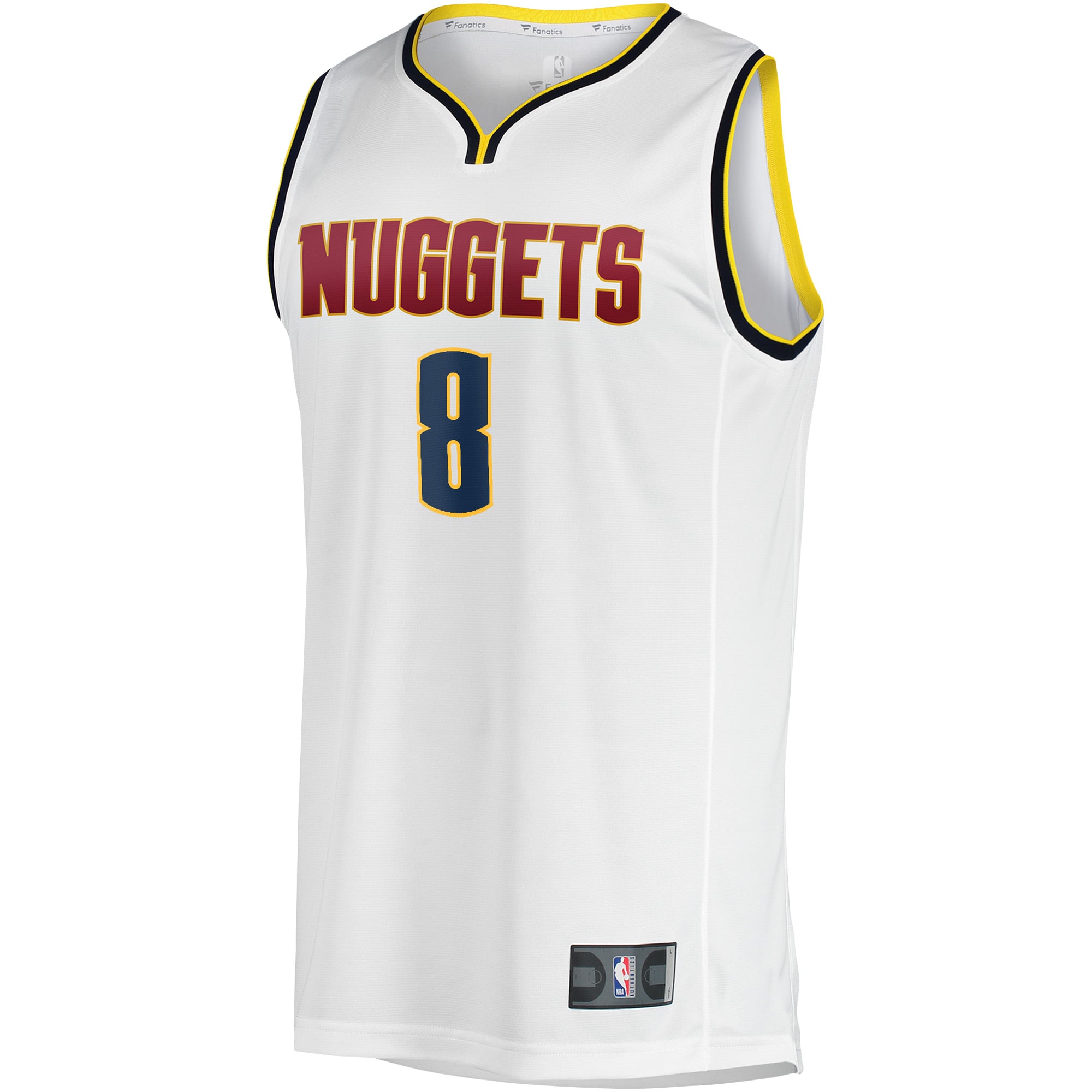Peyton Watson Denver Nuggets Fast Break Player Jersey - Association Edition - White - Image 3