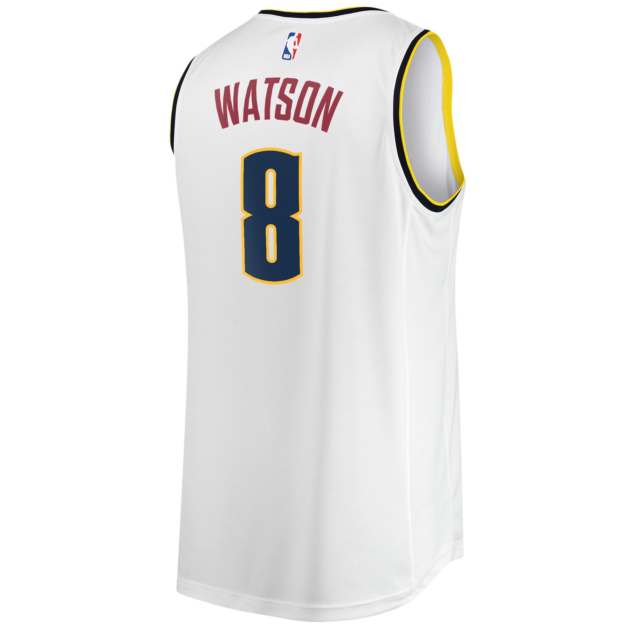 Peyton Watson Denver Nuggets Fast Break Player Jersey - Association Edition - White - Image 4