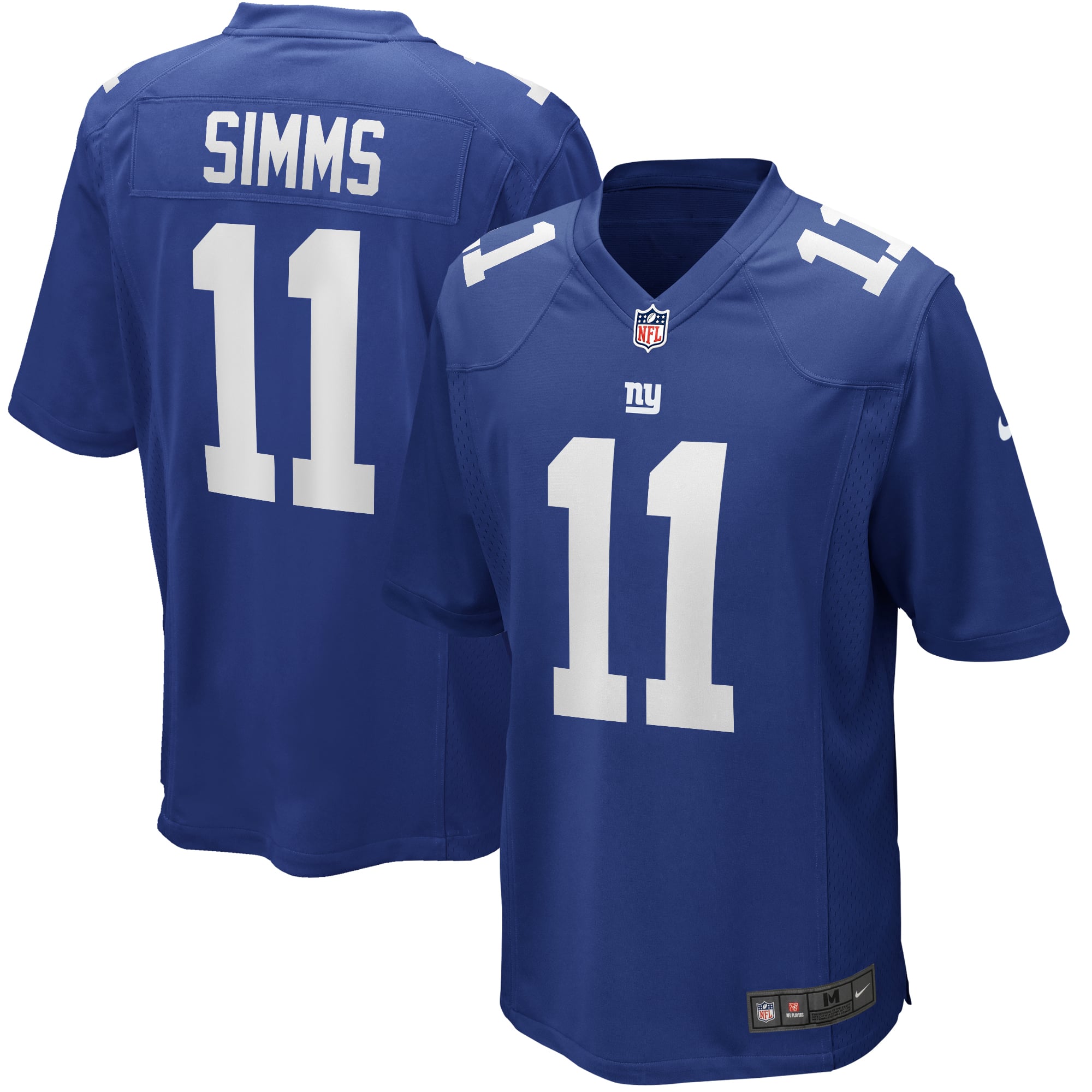 Phil Simms New York Giants Game Retired Player Jersey - Royal - Image 2