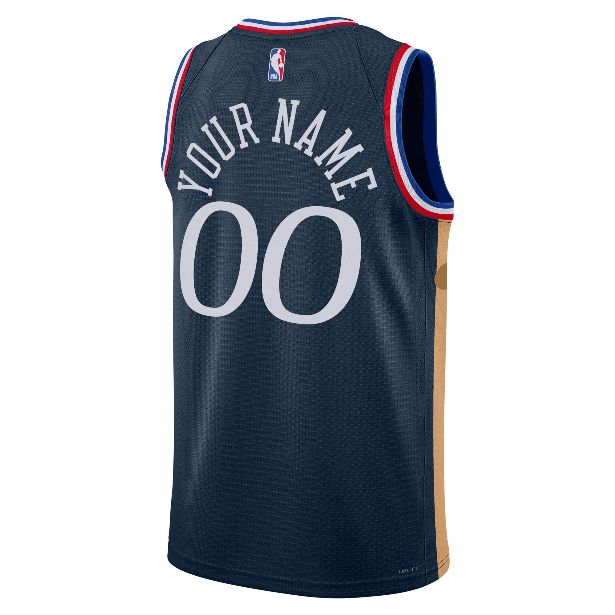 Philadelphia 76ers Unisex 2025/26 City Edition Swingman Custom Jersey - Navy - Image 4