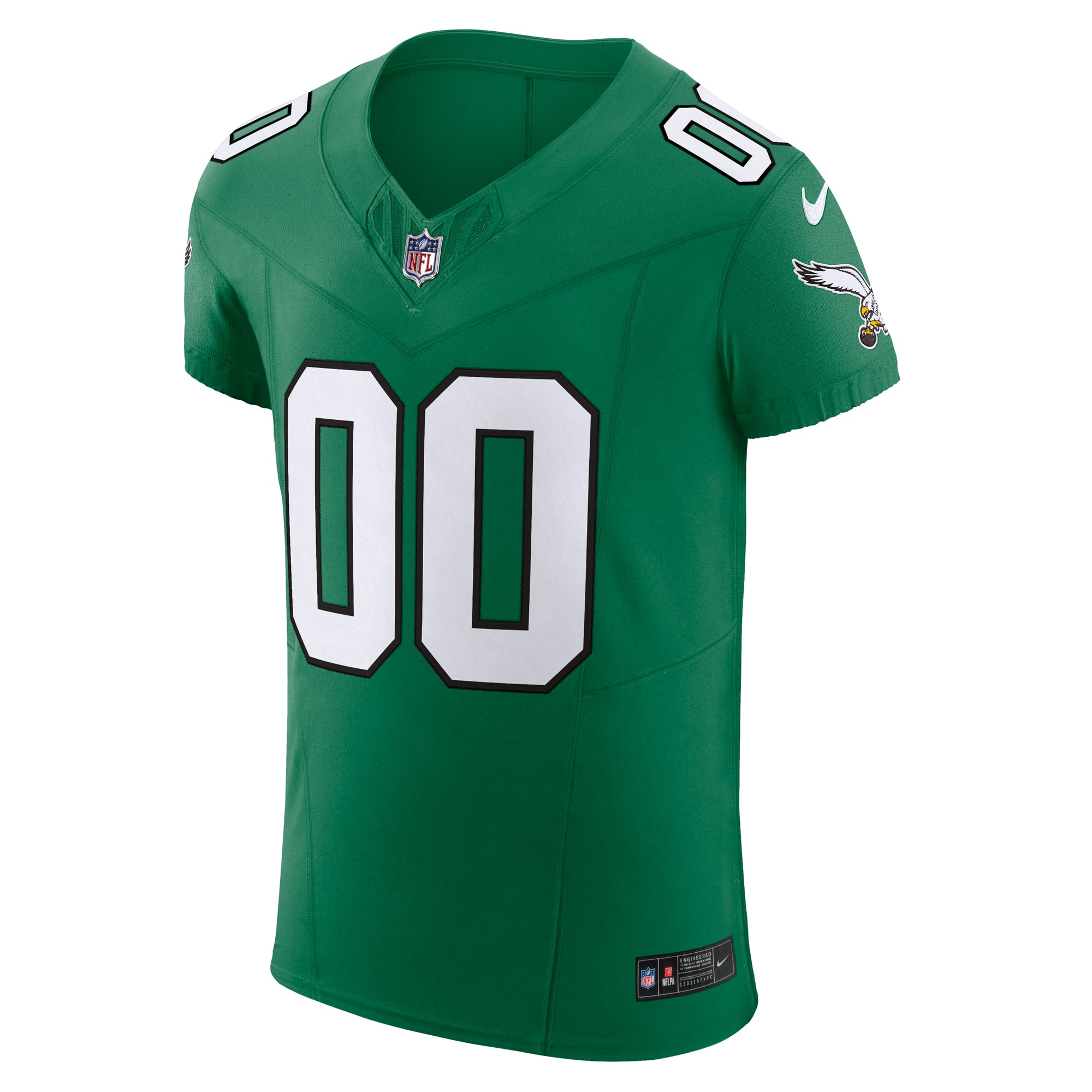 Philadelphia Eagles 2nd Alternate Vapor F.U.S.E. Elite Custom Jersey - Kelly Green - Image 3