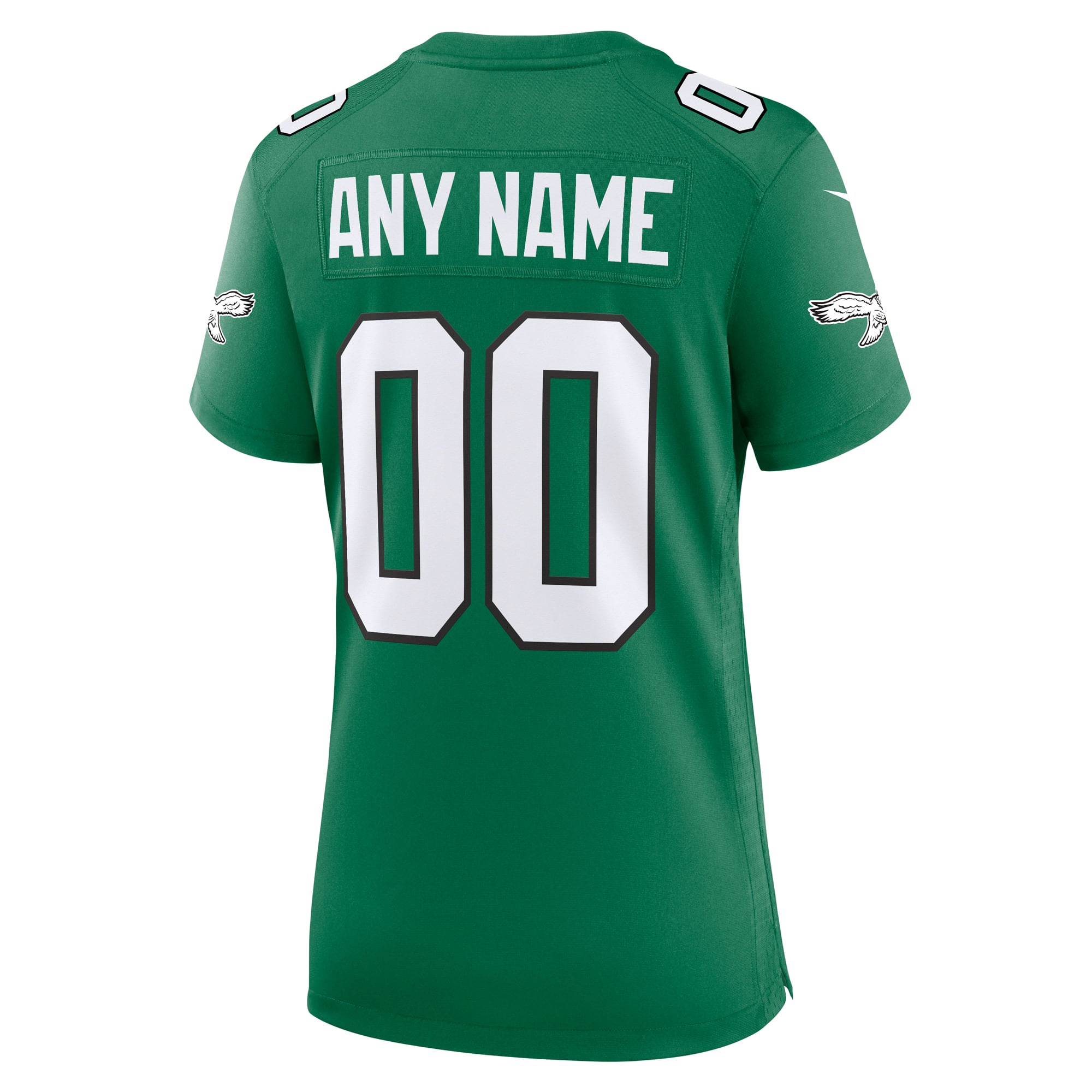 Philadelphia Eagles Women's Team Custom Game Jersey - Kelly Green - Image 4