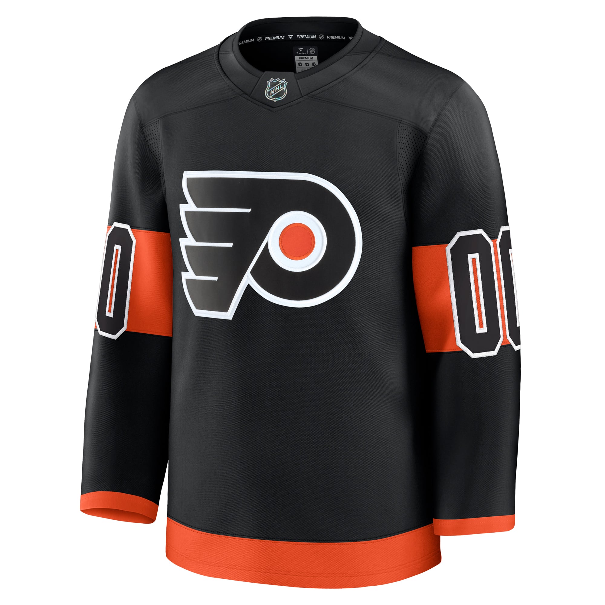 Philadelphia Flyers Away Premium Custom Jersey - Black - Image 3