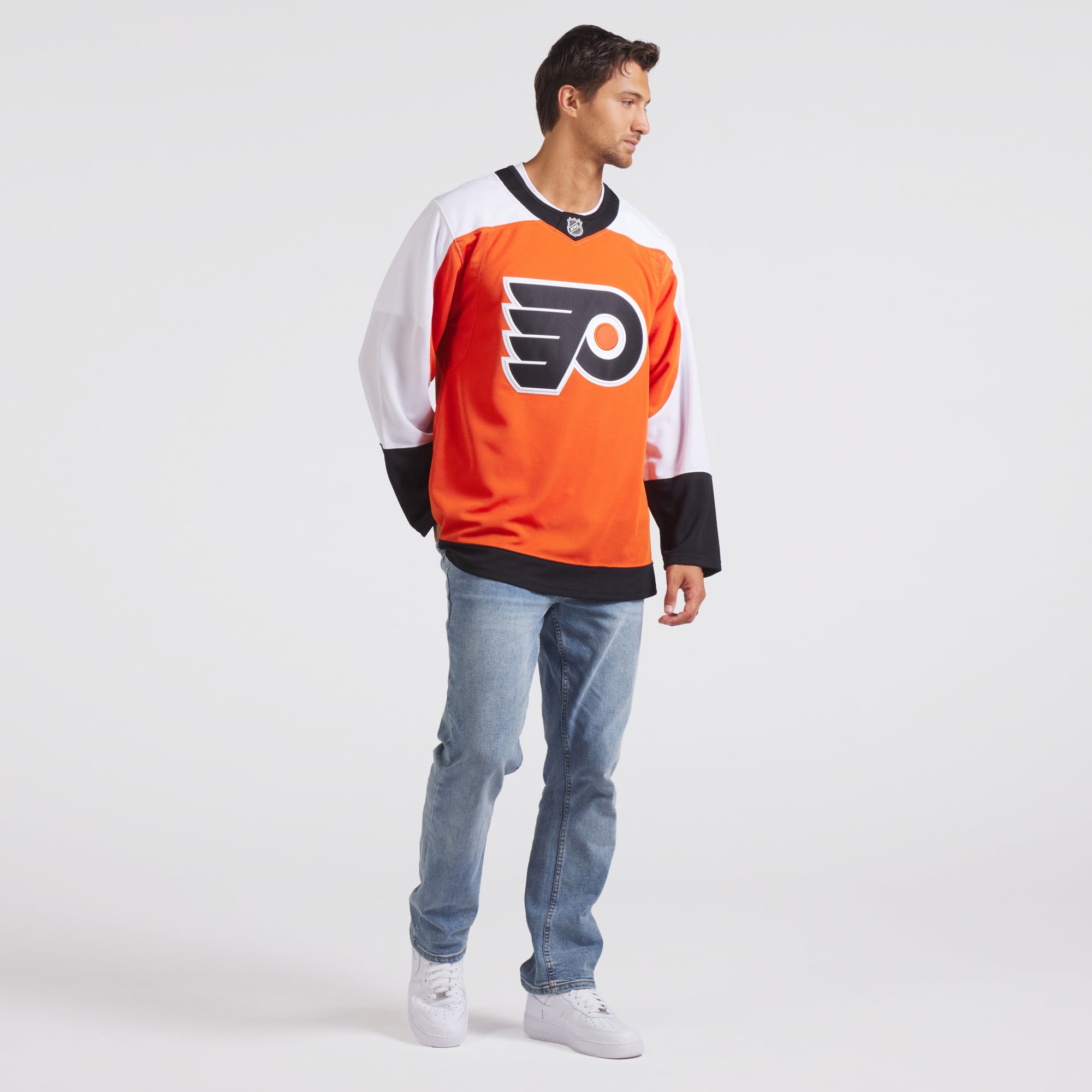 Philadelphia Flyers Away Premium Jersey - Texas Orange - Image 7