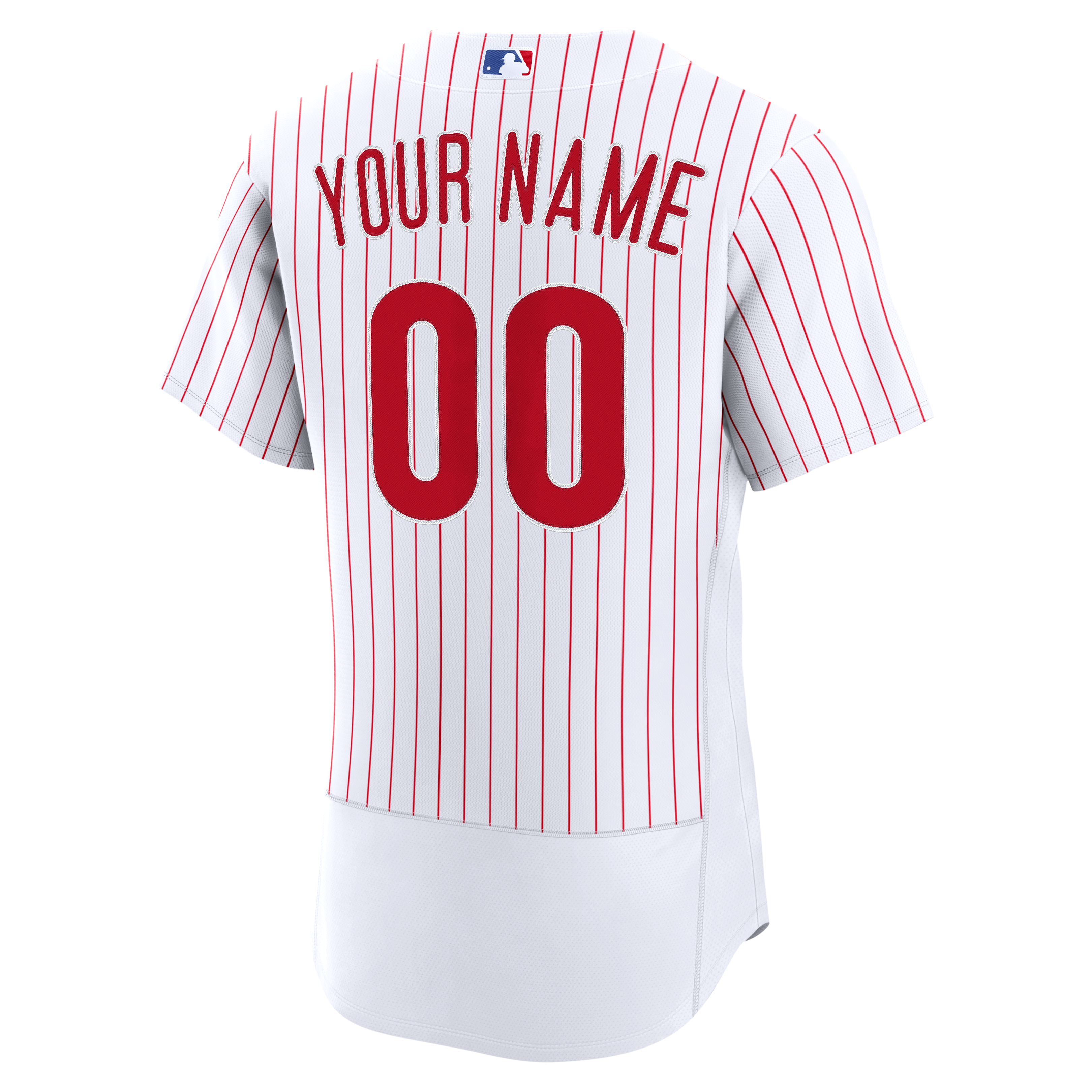 Philadelphia Phillies Home Custom Jersey - White - Image 4