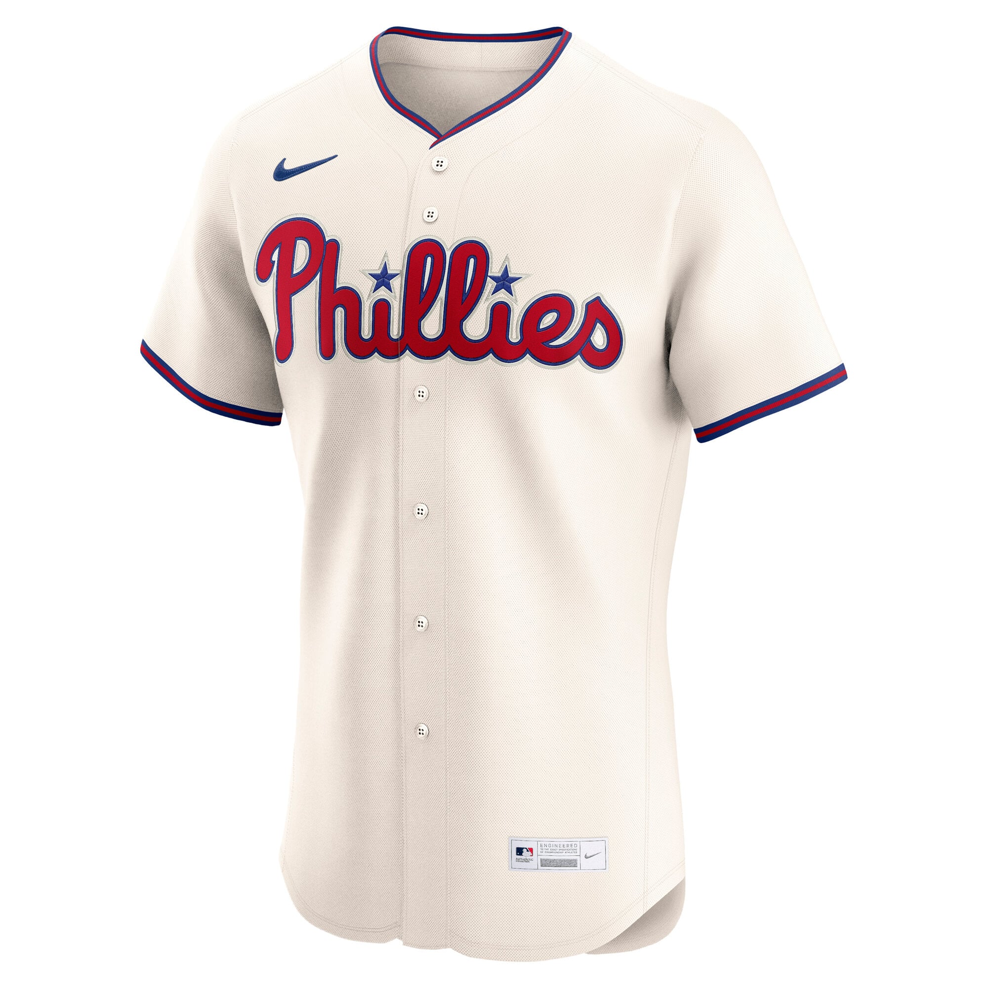 Philadelphia Phillies Home Elite Jersey - Cream - Image 3