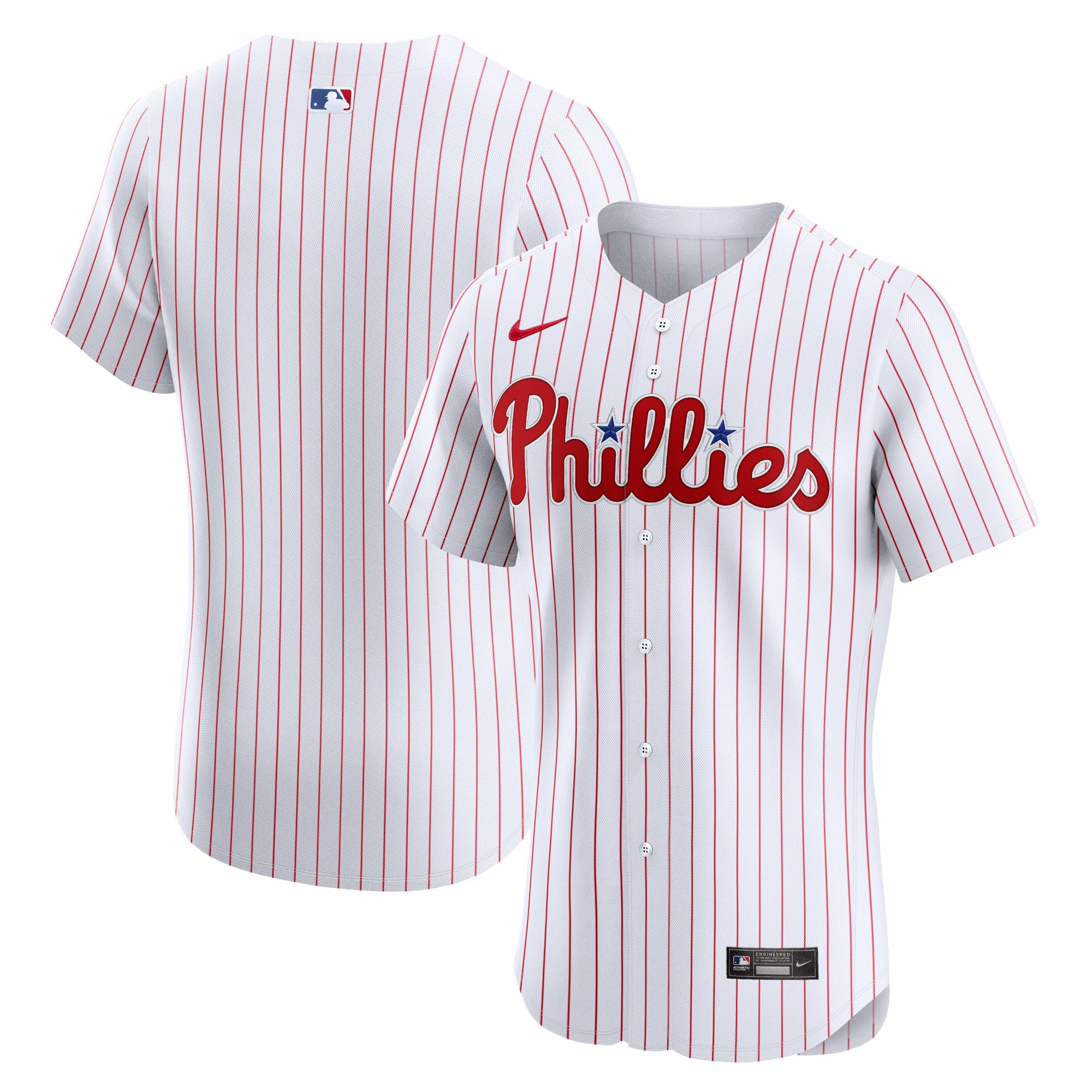 Philadelphia Phillies Home Elite Jersey - White - Image 2