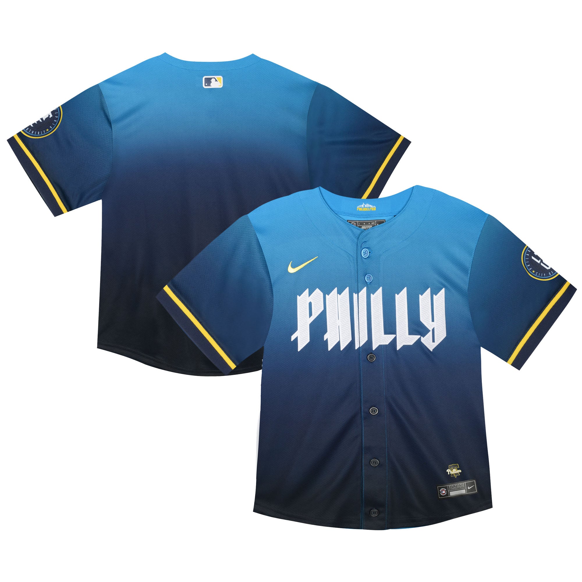 Philadelphia Phillies Toddler City Connect Team Limited Jersey - Blue - Image 2