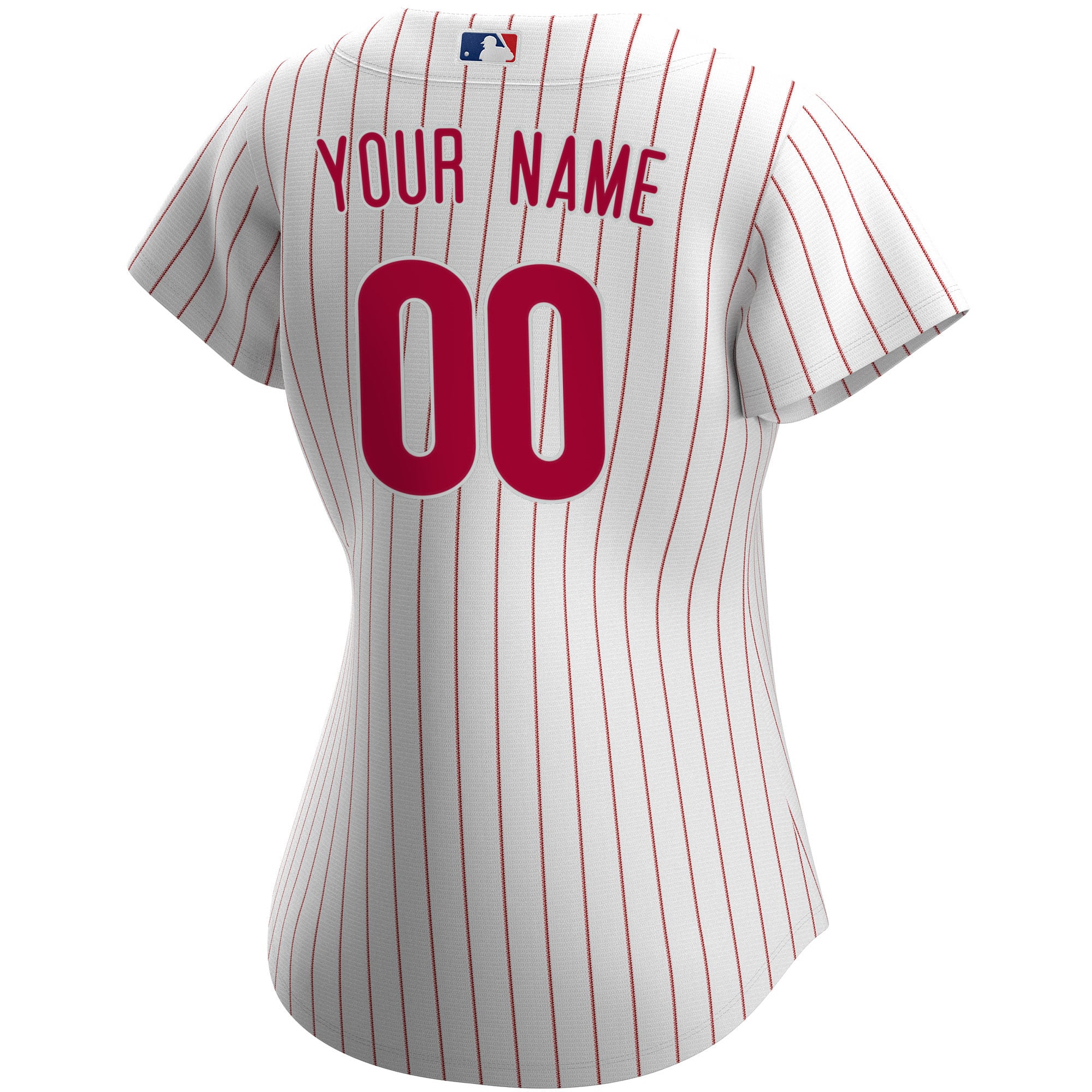 Philadelphia Phillies Women's Home Custom Jersey - White - Image 4