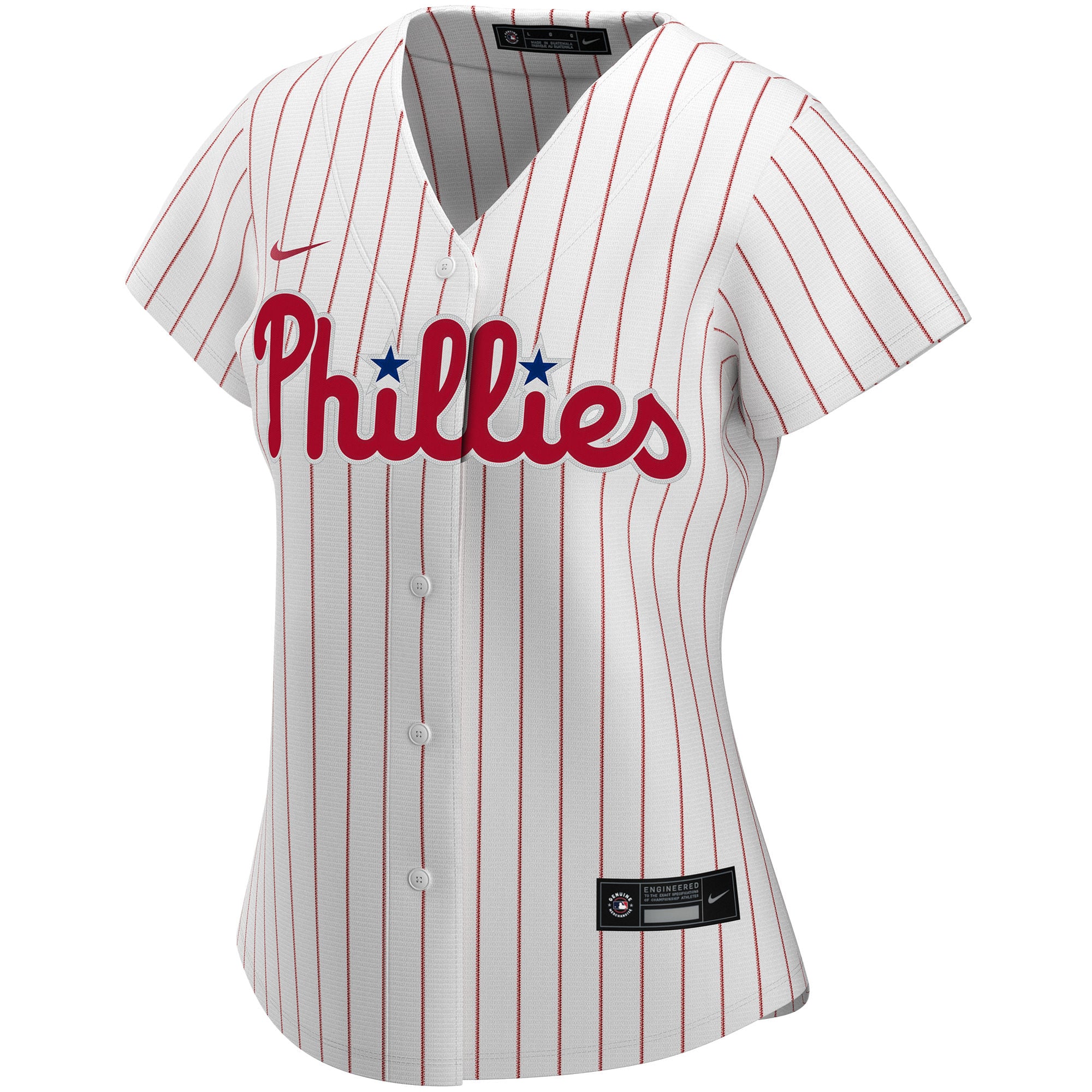 Philadelphia Phillies Women's Home Custom Jersey - White - Image 3