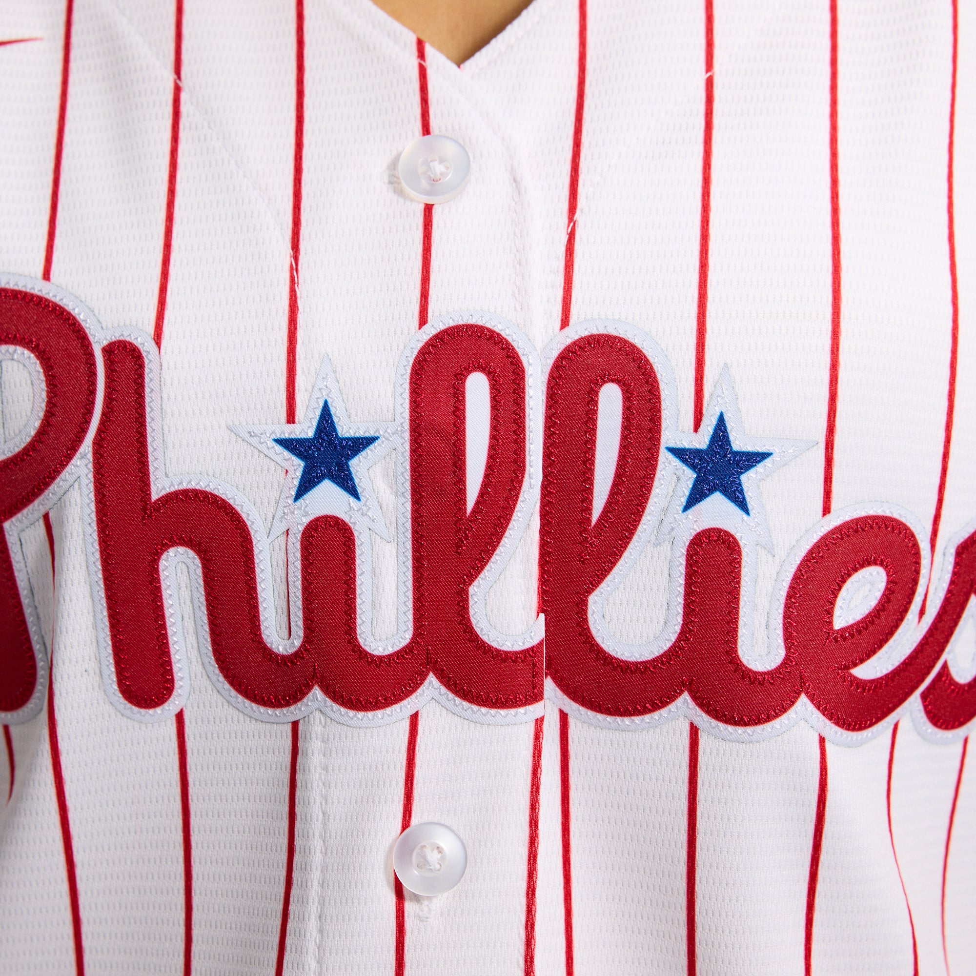 Philadelphia Phillies Women's Home Team Jersey - White - Image 11