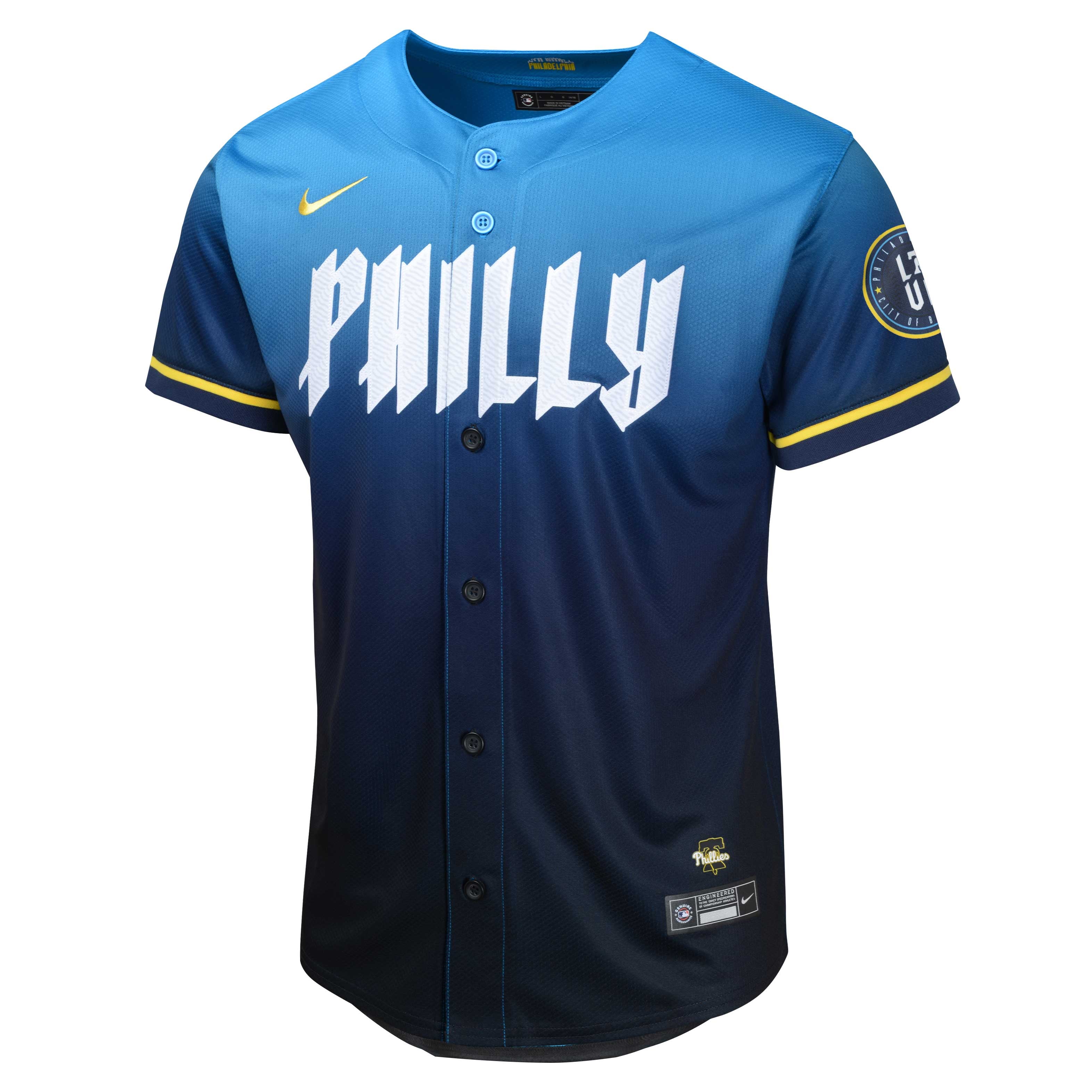 Philadelphia Phillies Youth 2024 City Connect Limited Jersey - Blue - Image 3
