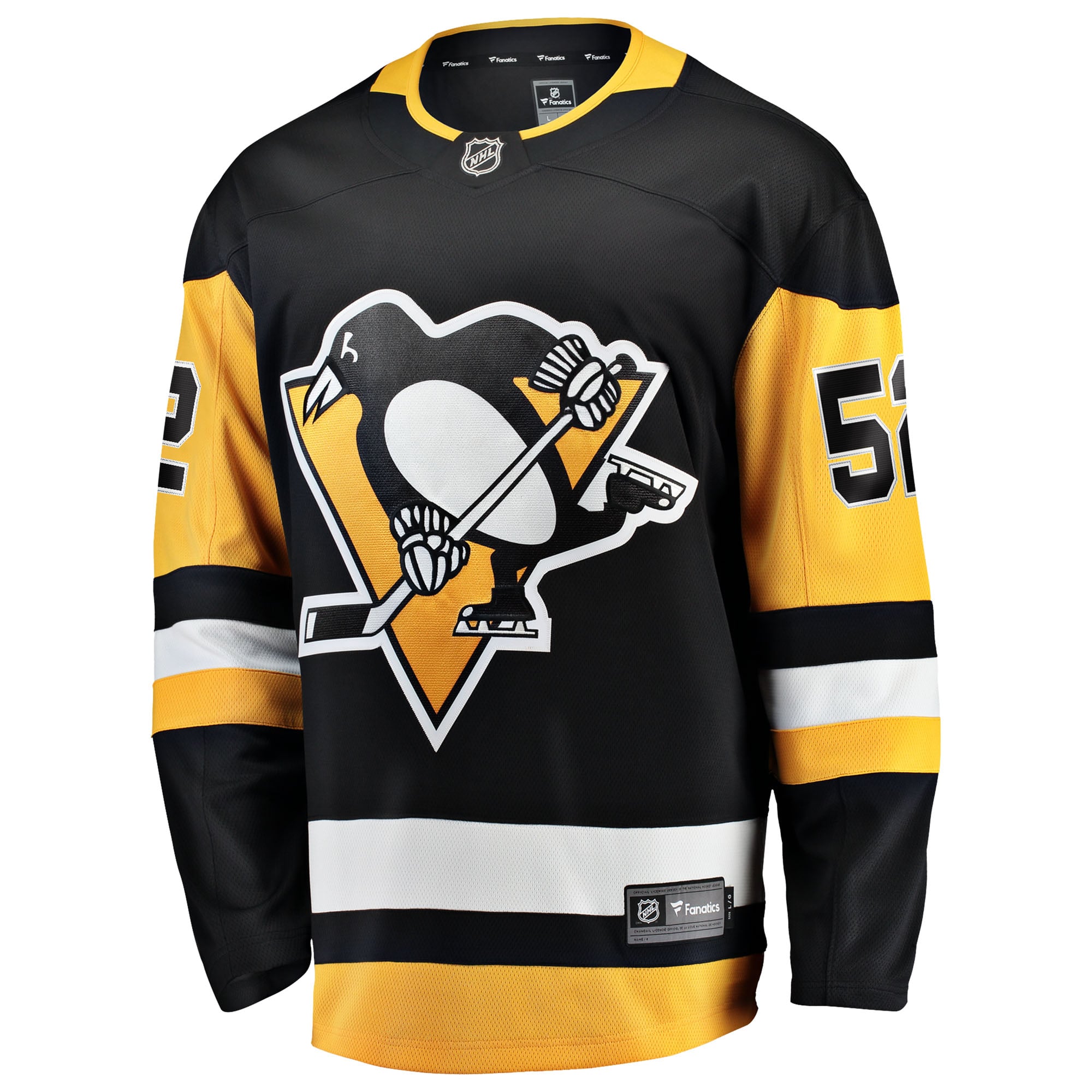 Philip Kemp Pittsburgh Penguins Home Breakaway Jersey - Black - Image 3