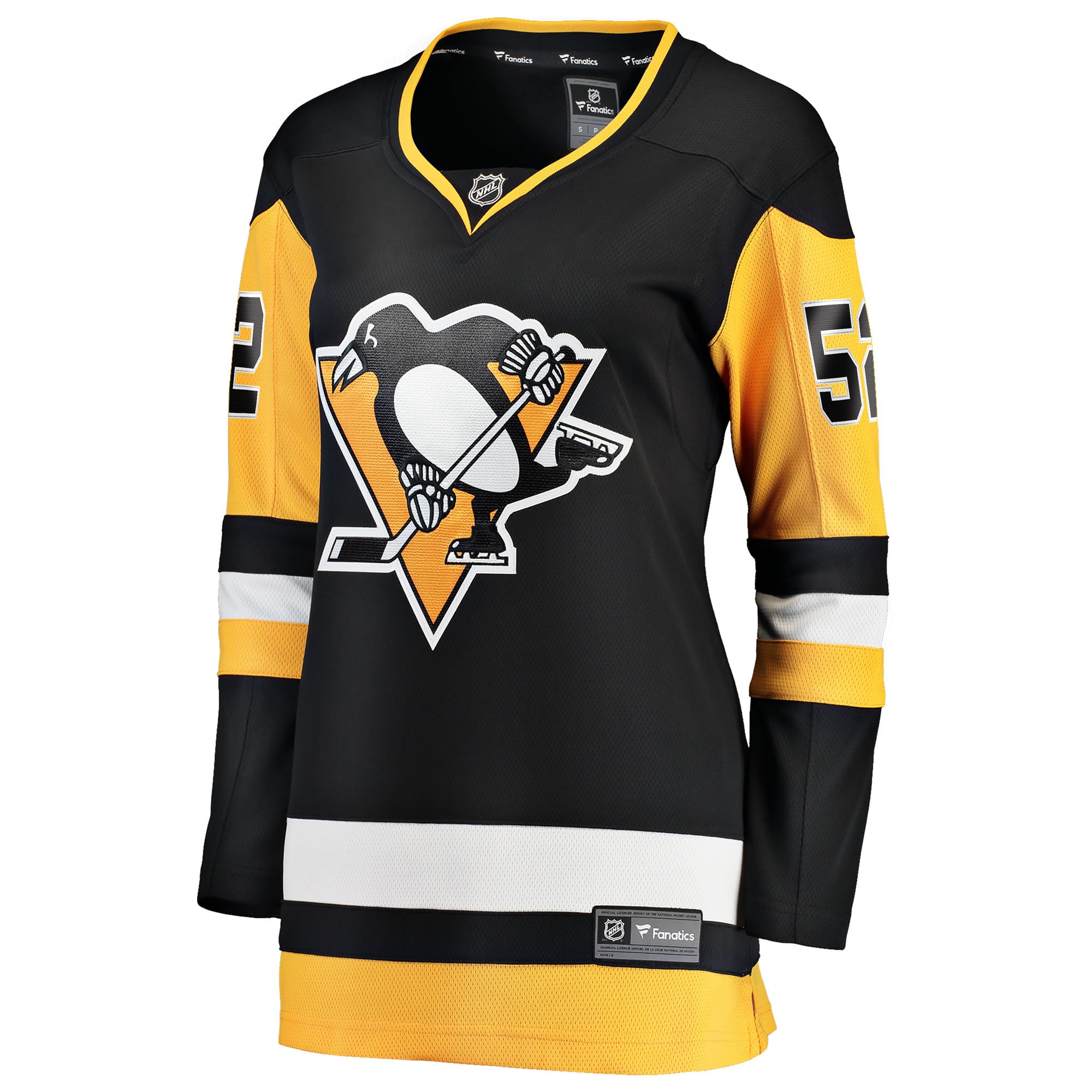 Philip Kemp Pittsburgh Penguins Women's Home Breakaway Jersey - Black - Image 3