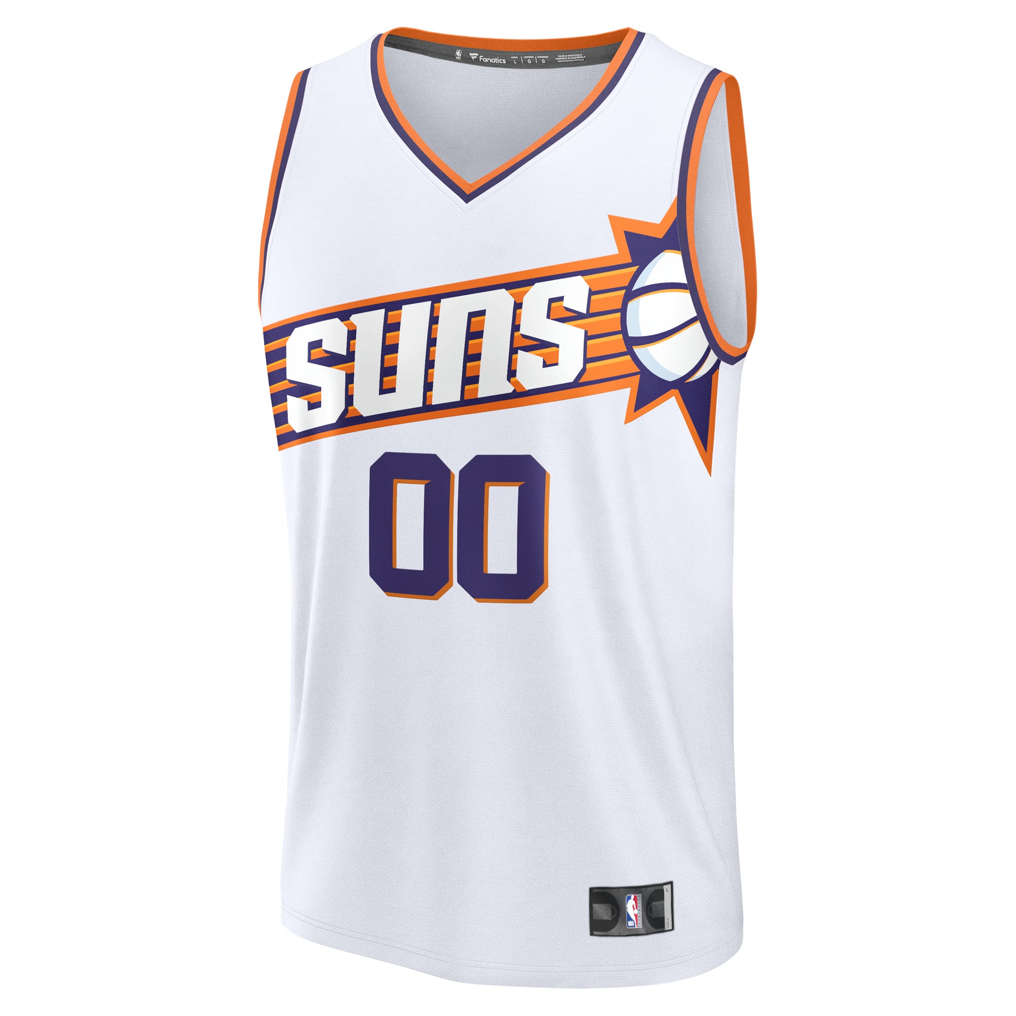 Phoenix Suns Youth Fast Break Custom Jersey - Statement Edition - White - Image 3