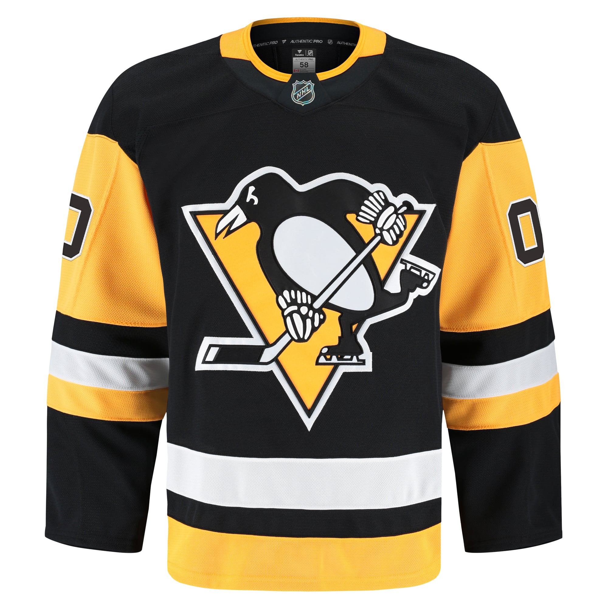 Pittsburgh Penguins Alternate Pro Custom Jersey - Black - Image 3