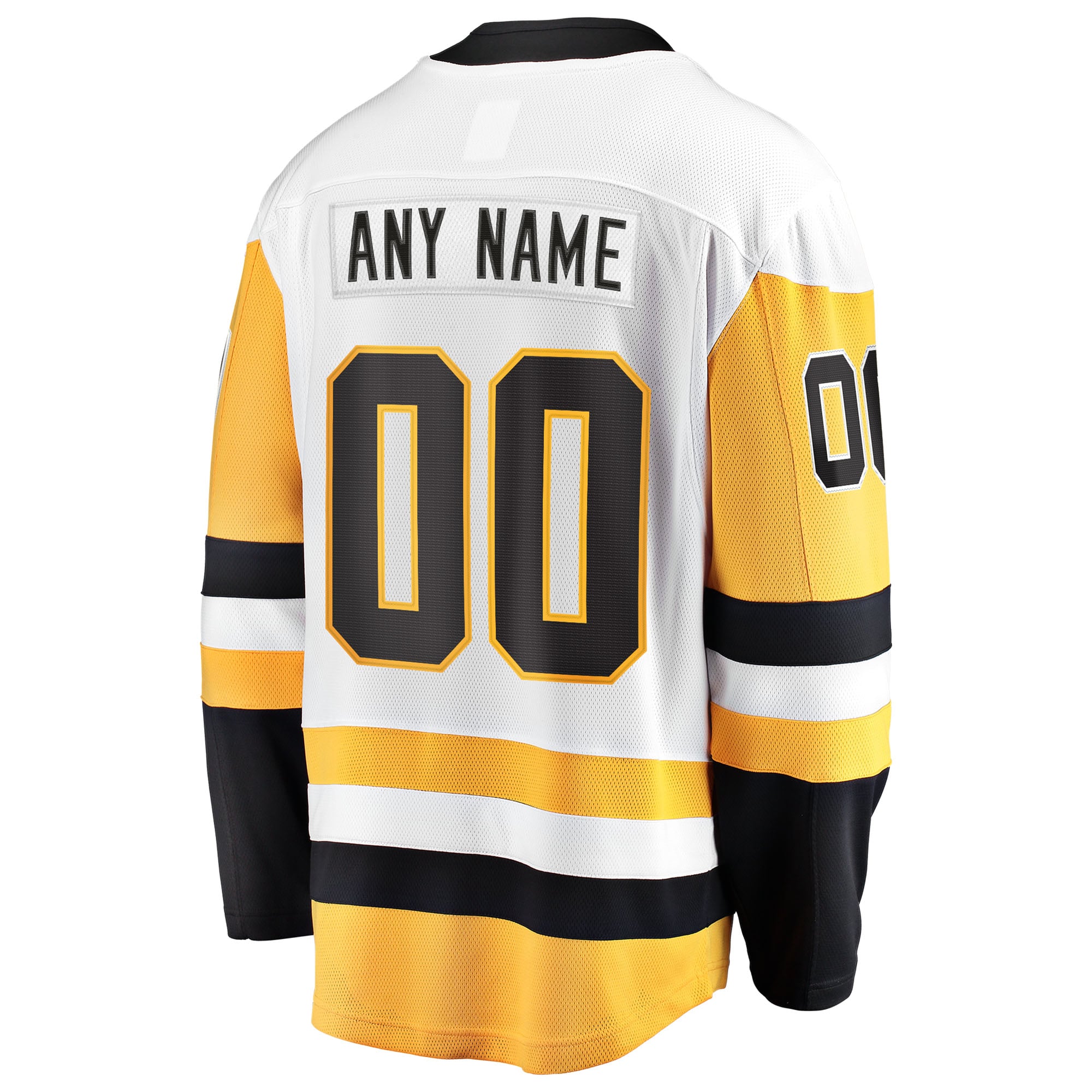 Pittsburgh Penguins Away Breakaway Custom Jersey - White - Image 4