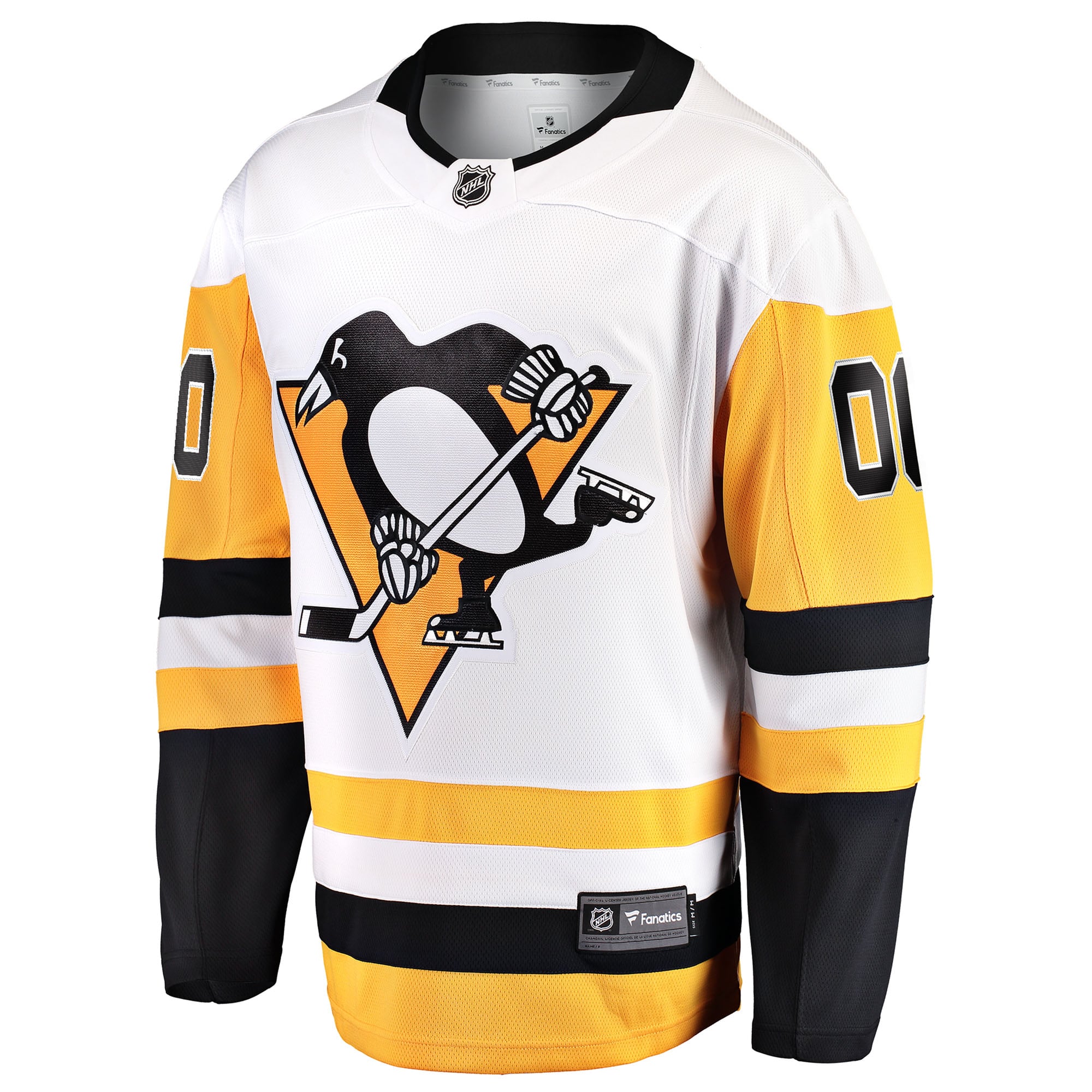 Pittsburgh Penguins Away Breakaway Custom Jersey - White - Image 3