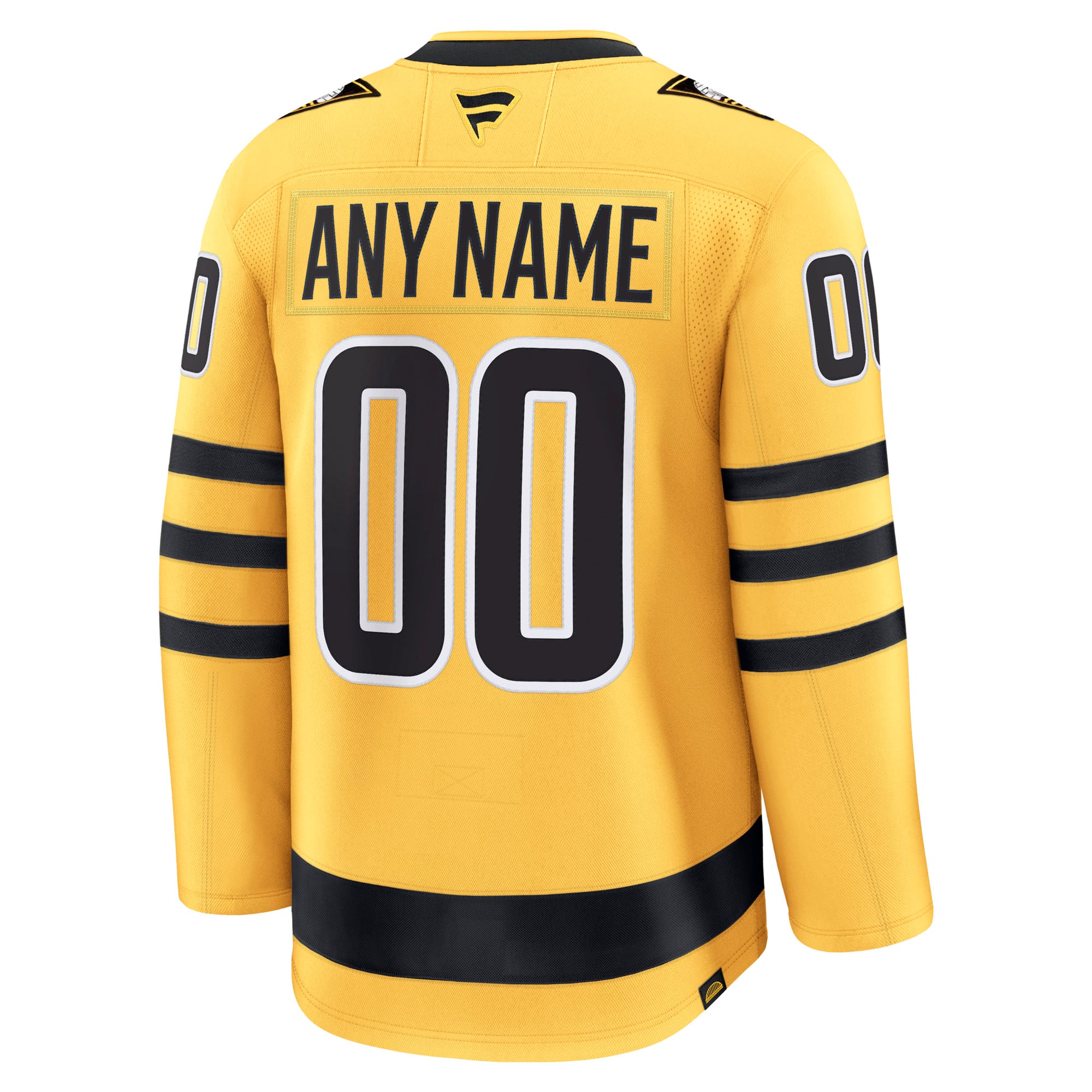 Pittsburgh Penguins Away Premium Custom Jersey - Gold - Image 4