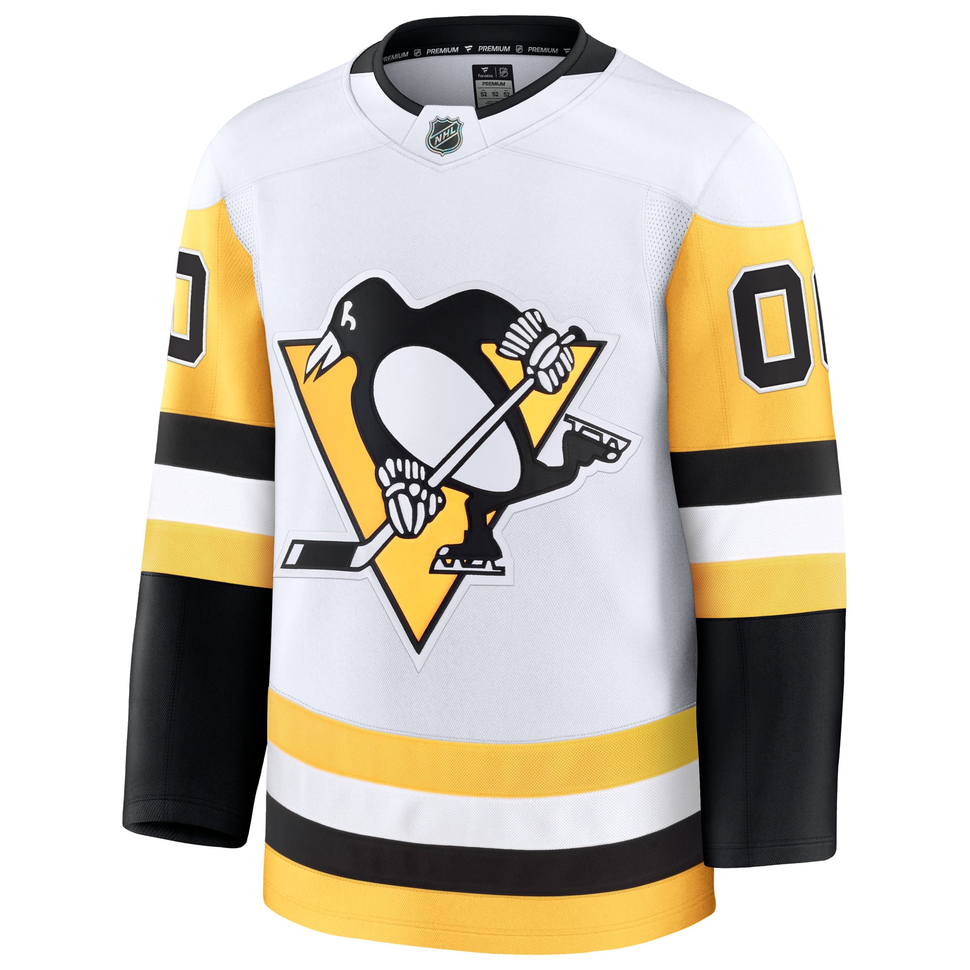 Pittsburgh Penguins Away Premium Custom Jersey - White - Image 3