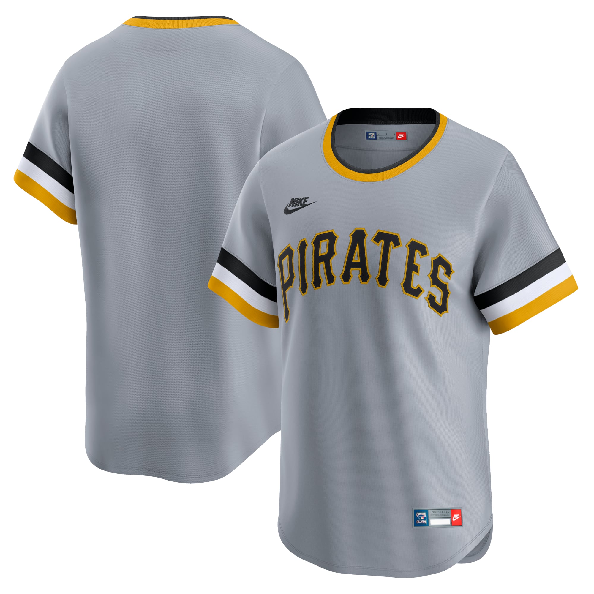 Pittsburgh Pirates Cooperstown Collection Limited Jersey - Gray - Image 2
