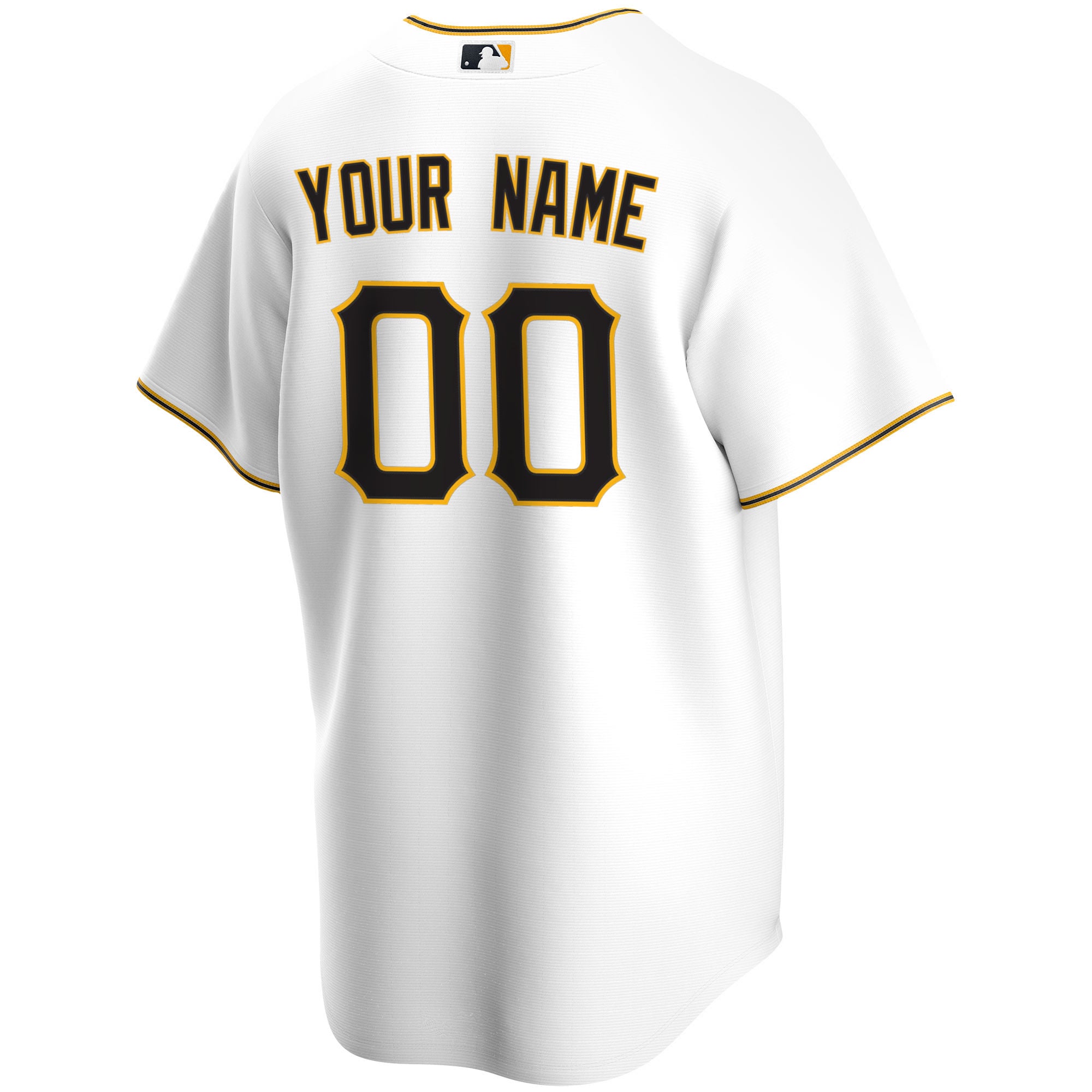 Pittsburgh Pirates Home Custom Jersey - White - Image 4