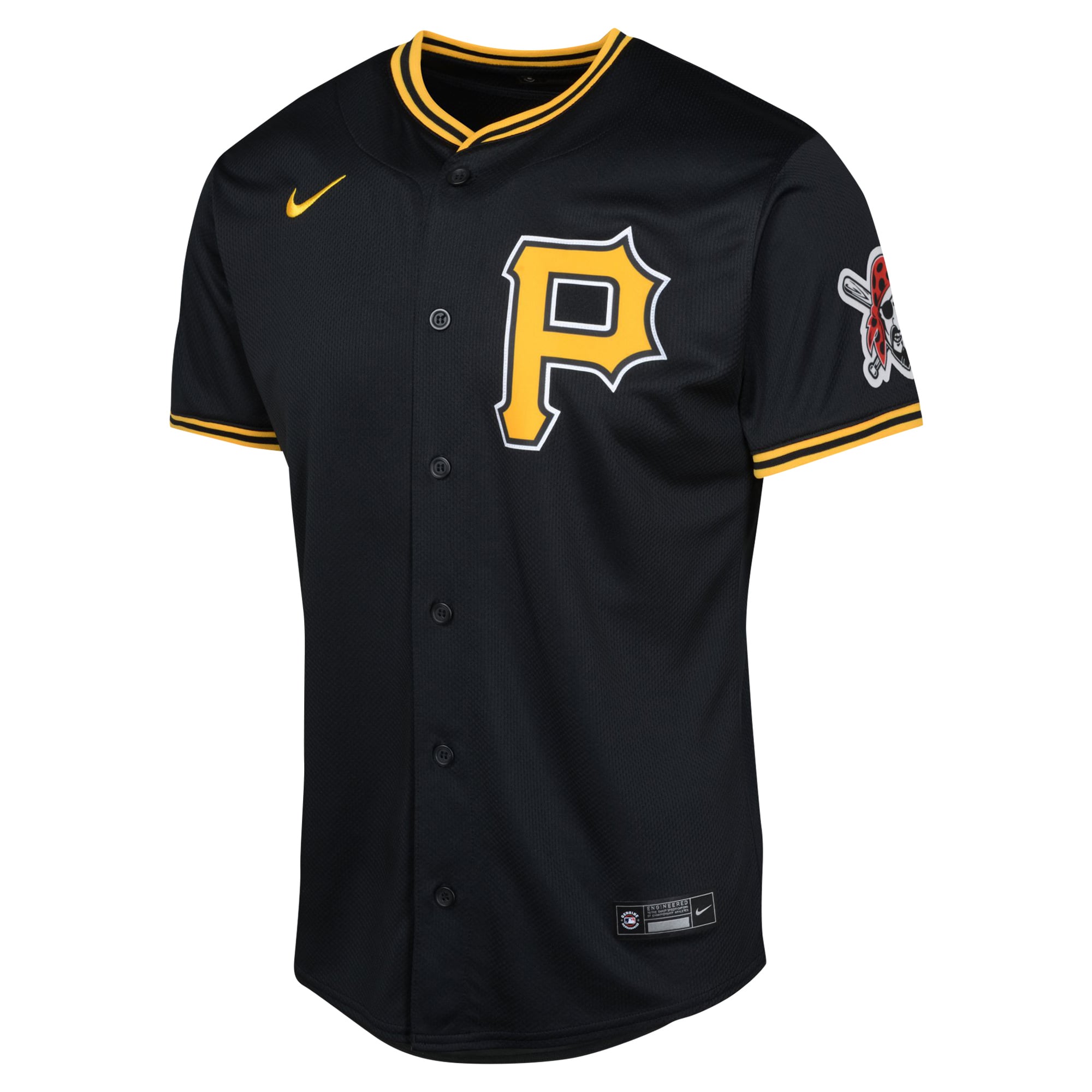 Pittsburgh Pirates Youth Alternate Limited Jersey - Black - Image 3