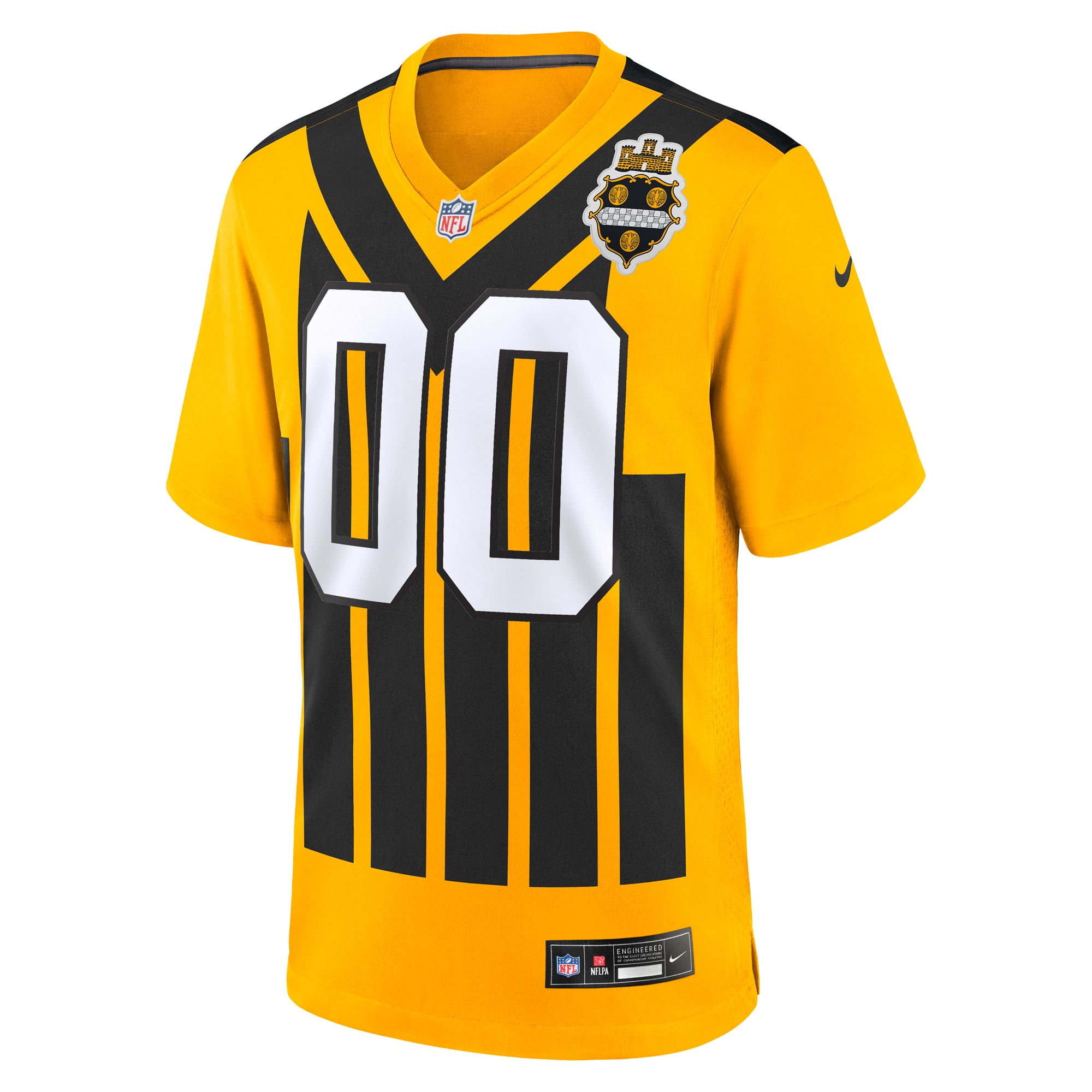 Pittsburgh Steelers Custom Game Jersey - Gold - Image 3