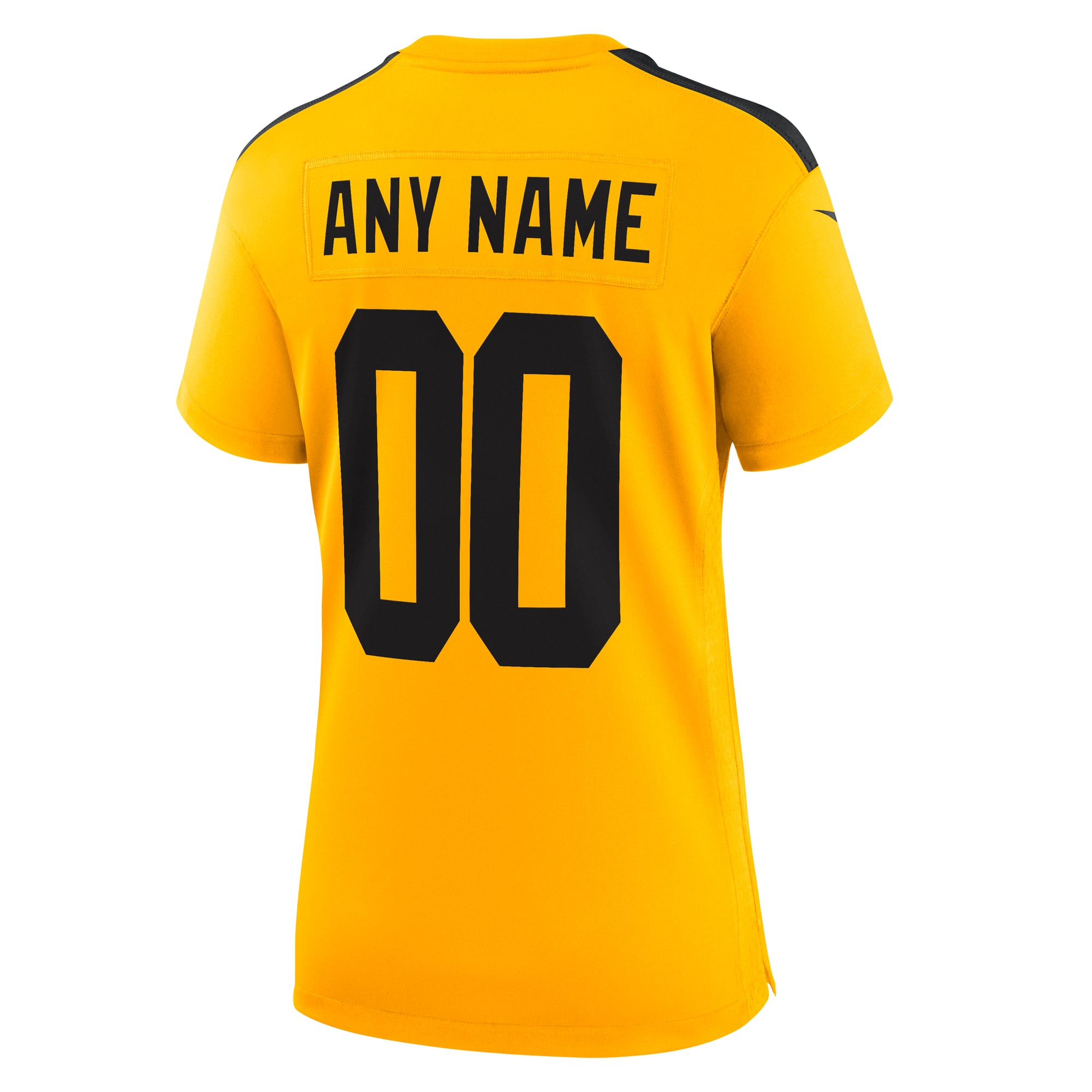 Pittsburgh Steelers Women's Custom Game Jersey - Gold - Image 4