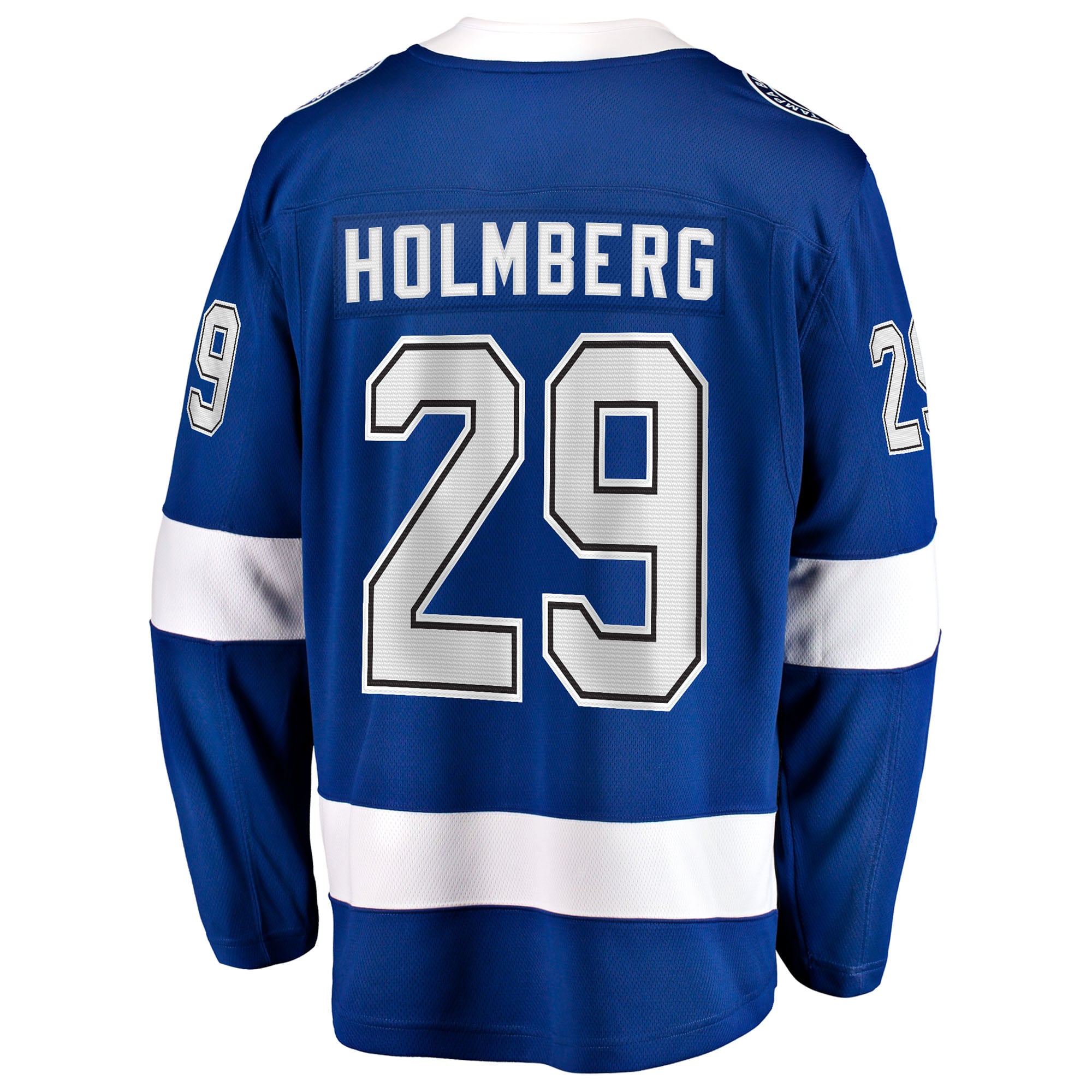 Pontus Holmberg Tampa Bay Lightning Home Breakaway Jersey - Blue - Image 4