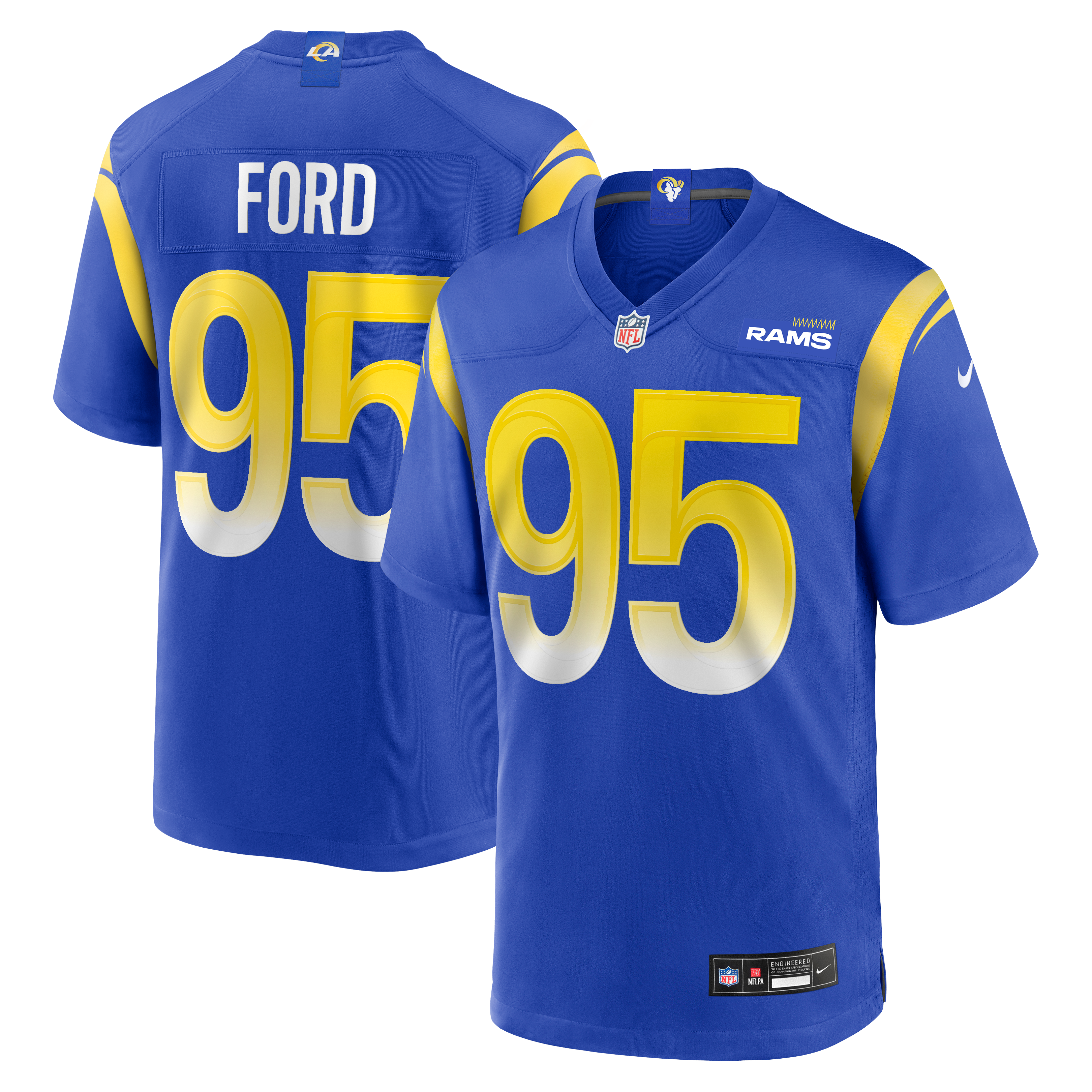 Poona Ford Los Angeles Rams Team Game Jersey - Royal