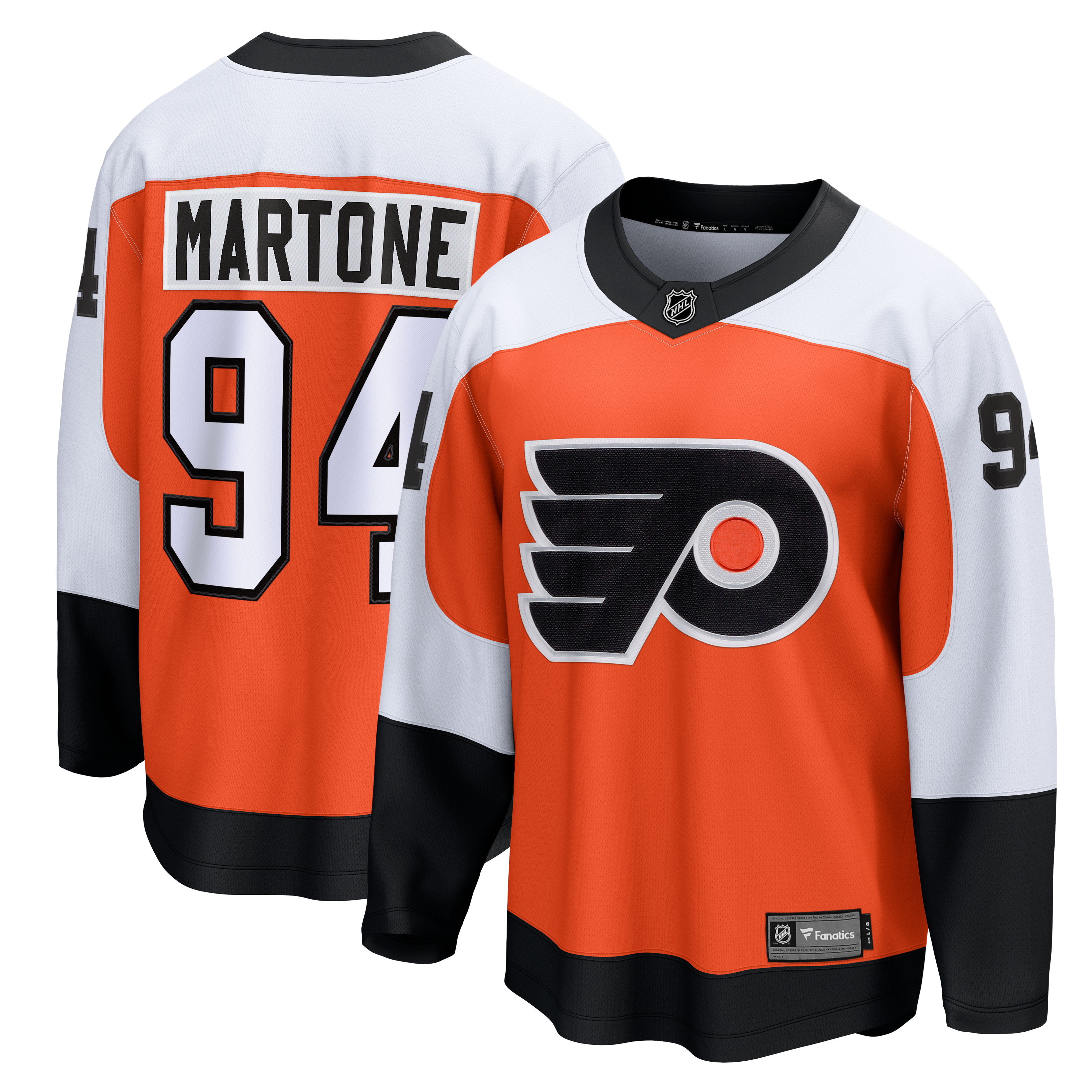 Porter Martone Philadelphia Flyers Breakaway Jersey - Orange - Image 2